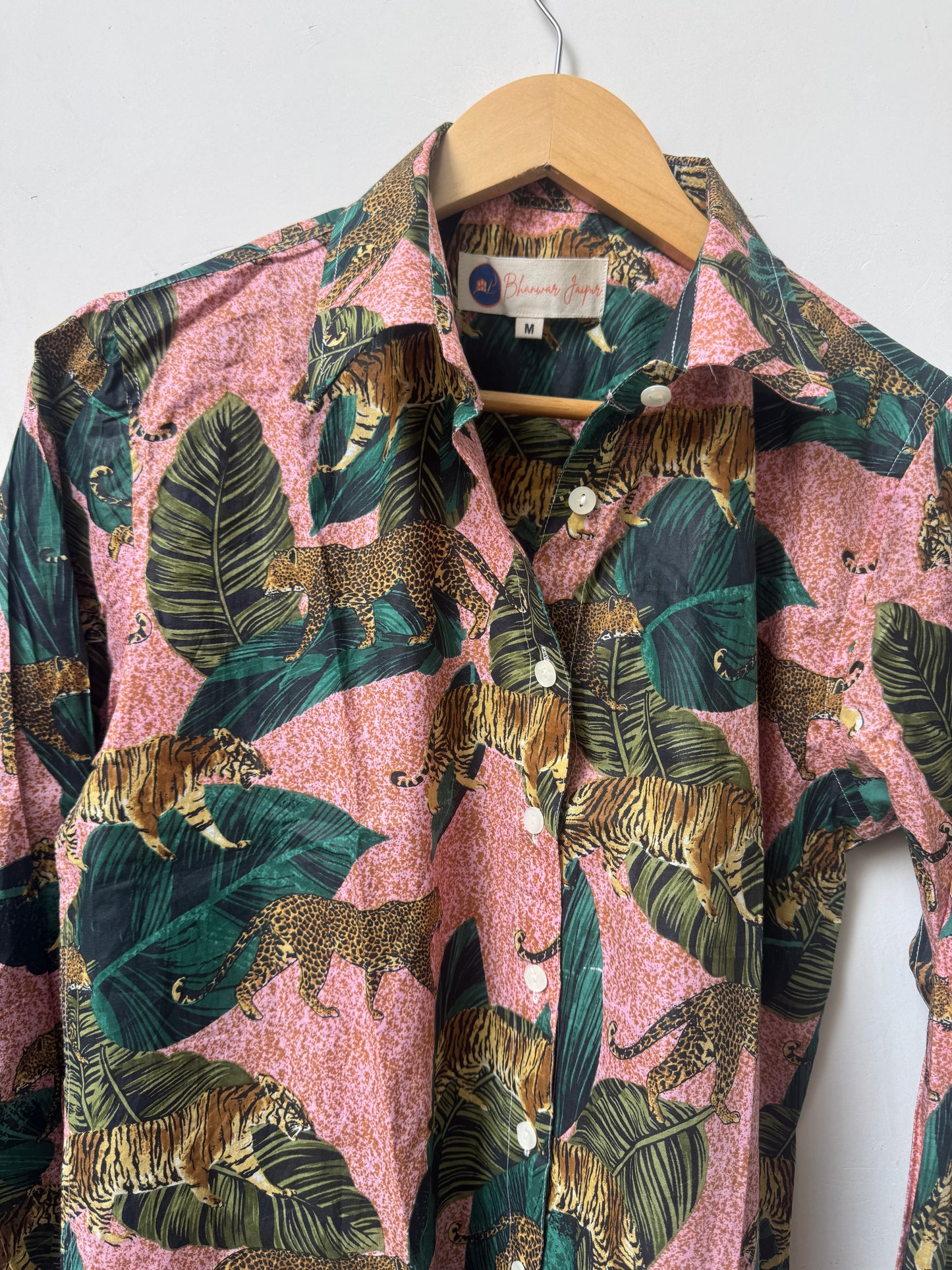 Wild Eden | Womens Pure Cotton Printed Shirts | Straight Fit