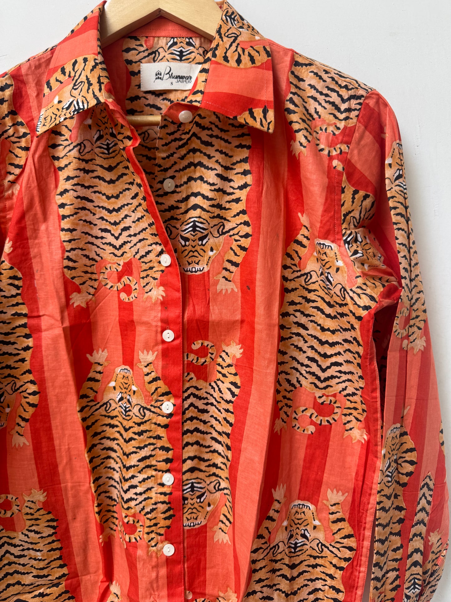 Ranthambore Edit | Women's Pure Cotton Printed Shirts | Straight Fit