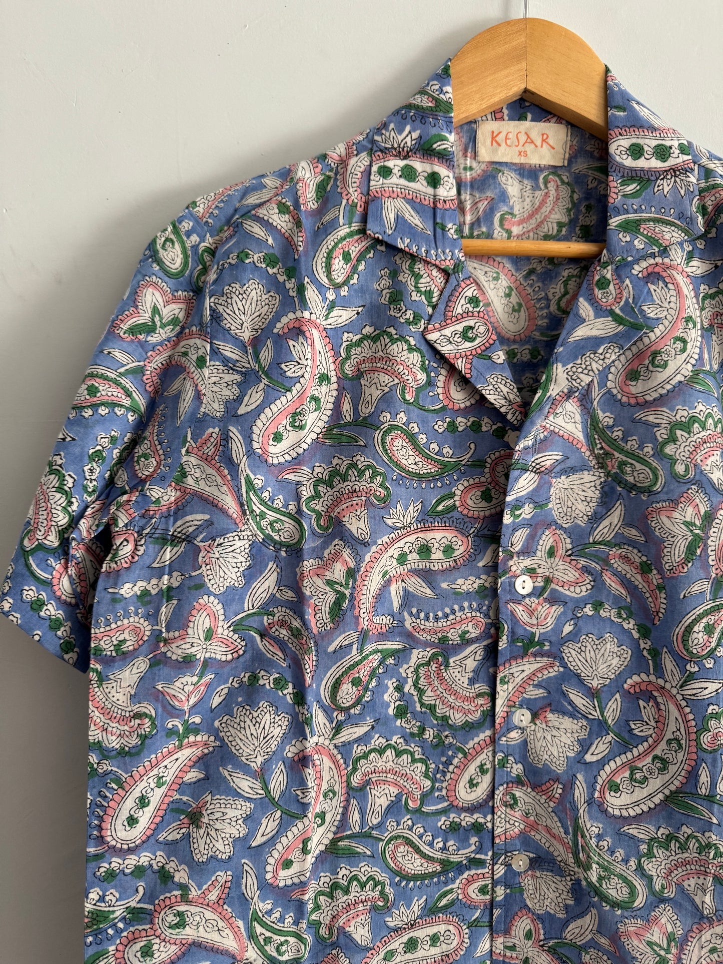 Blue Lagoon | Relaxed Fit | Handblock Cotton Printed Shirts