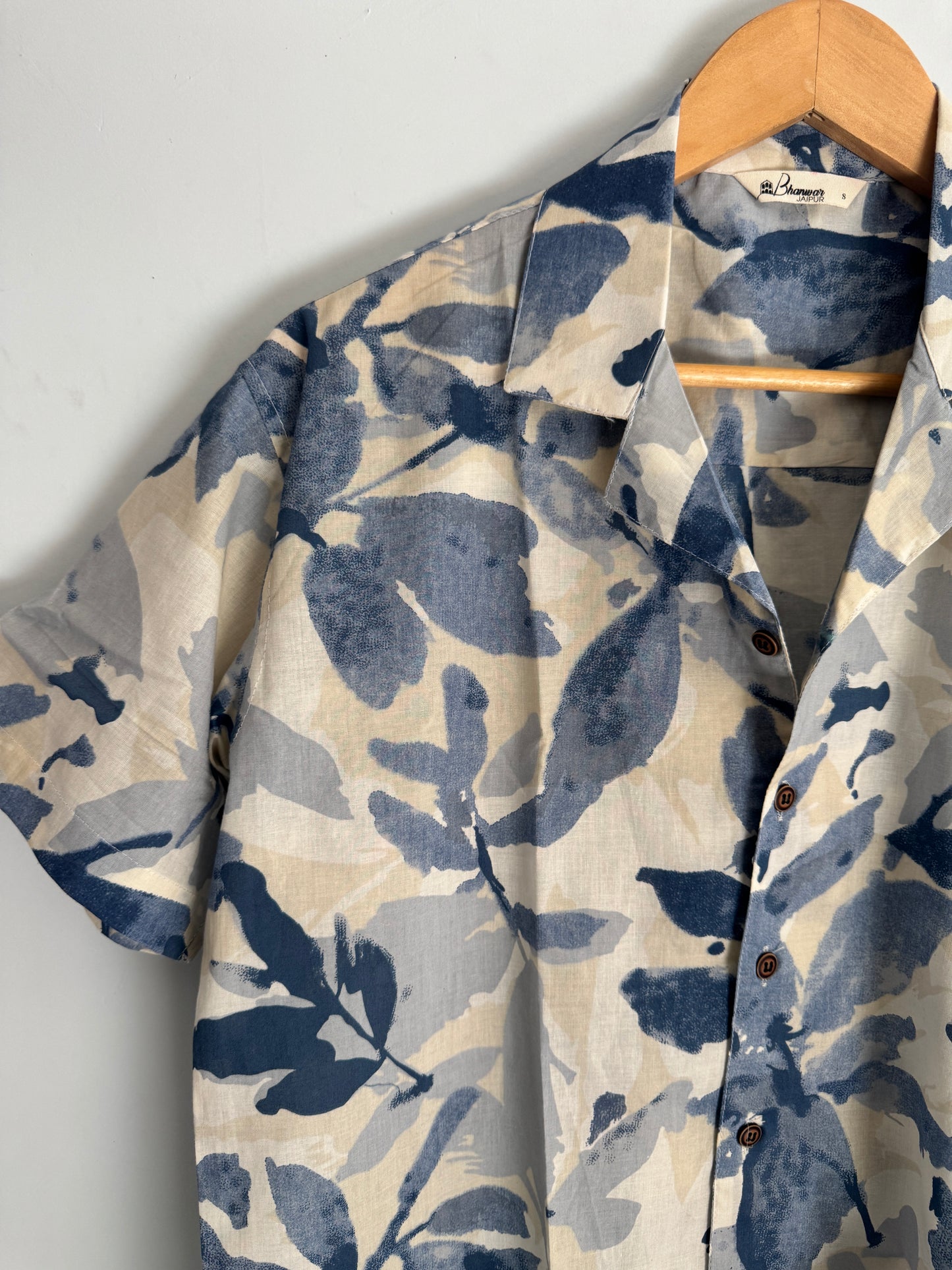 Ragwort | Hand block Summer Cotton Printed Shirt