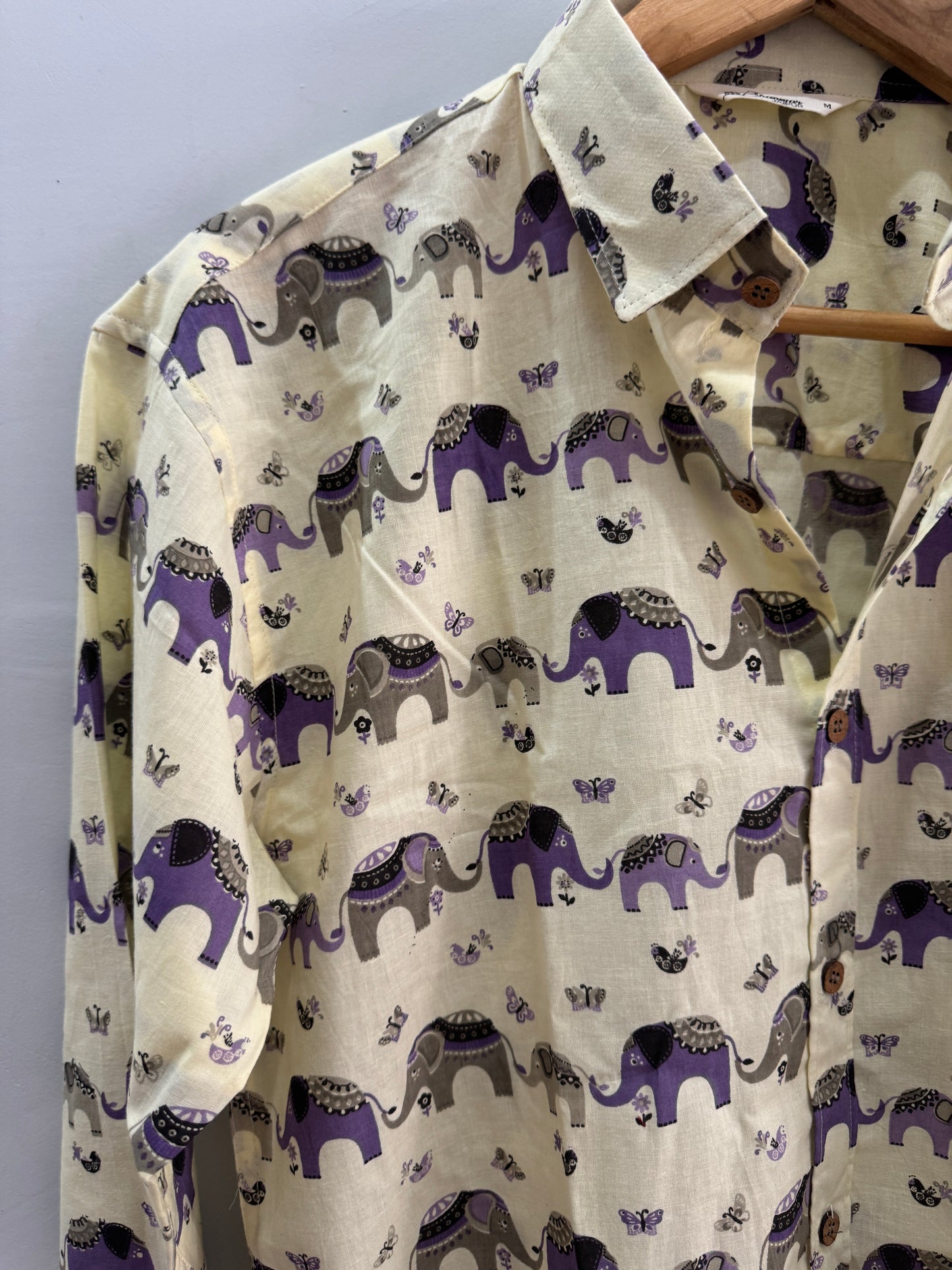 Haathi Mera Sathi | Men's Handblock Printed Shirt