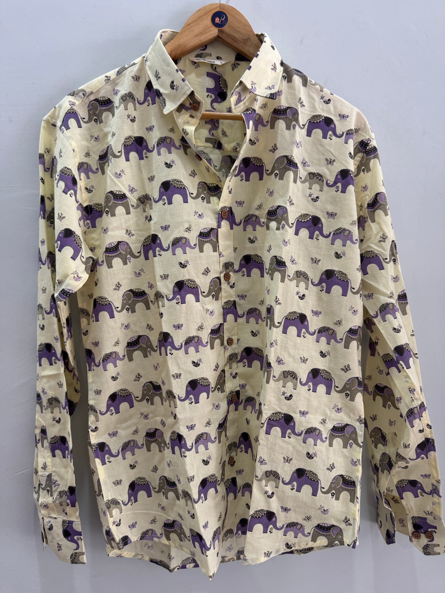 Haathi Mera Sathi | Men's Handblock Printed Shirt