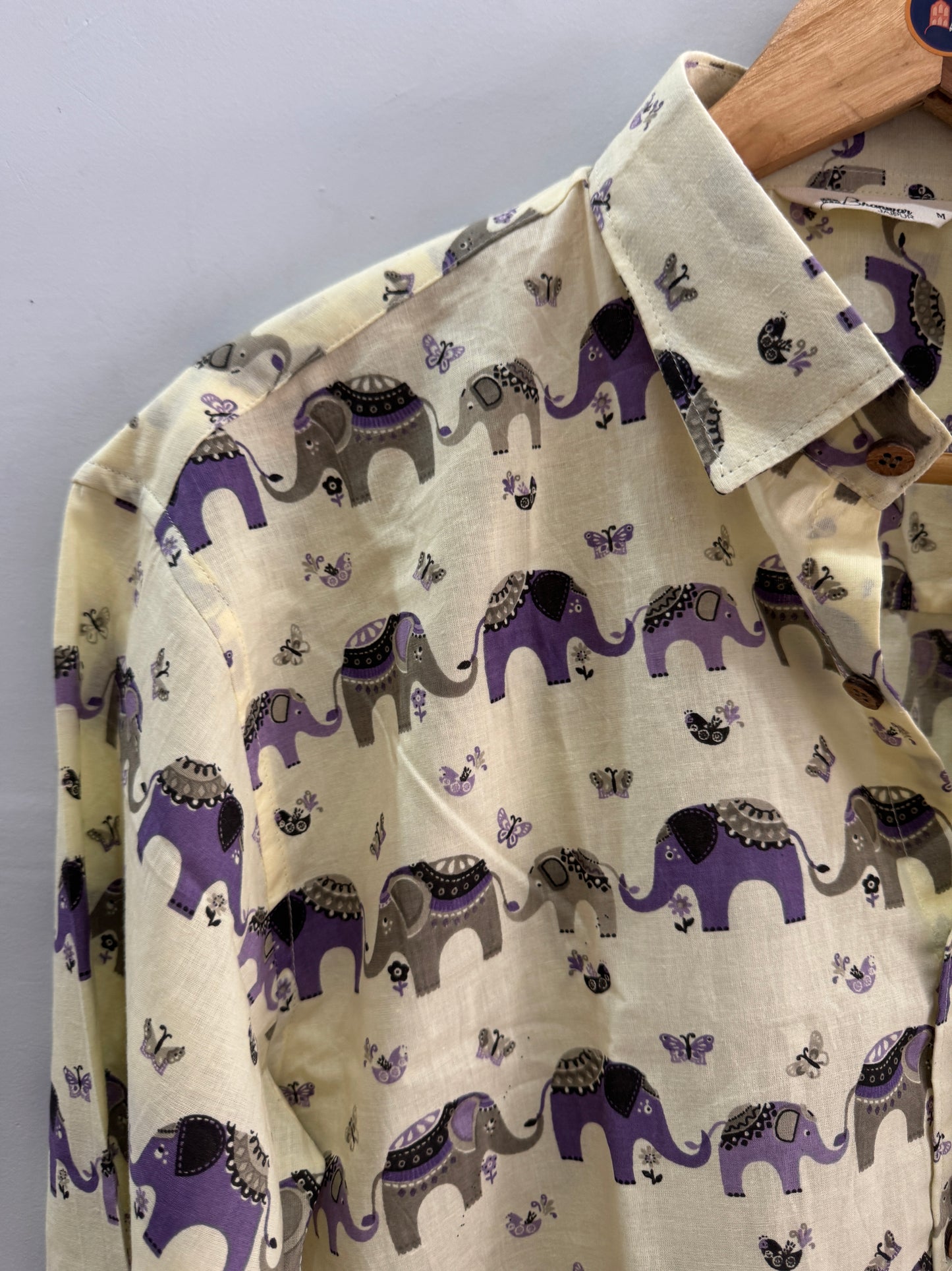 Haathi Mera Sathi | Men's Handblock Printed Shirt