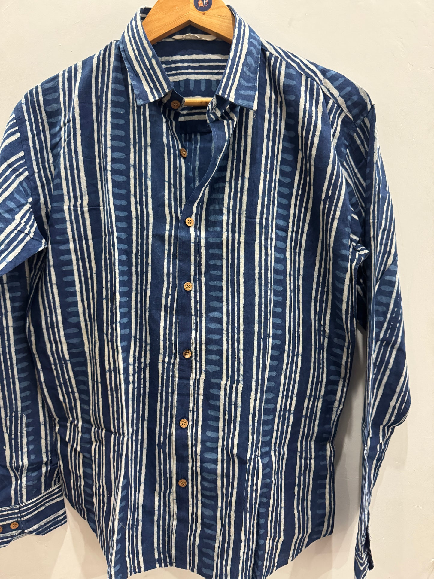 Indigo Bold | Handblock Cotton Printed Shirts