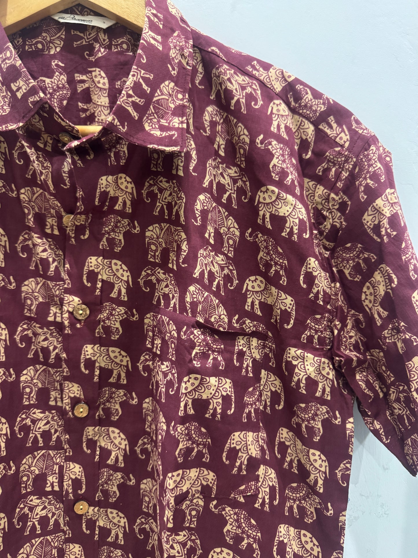 Purpele | Mens Cotton Printed Shirts
