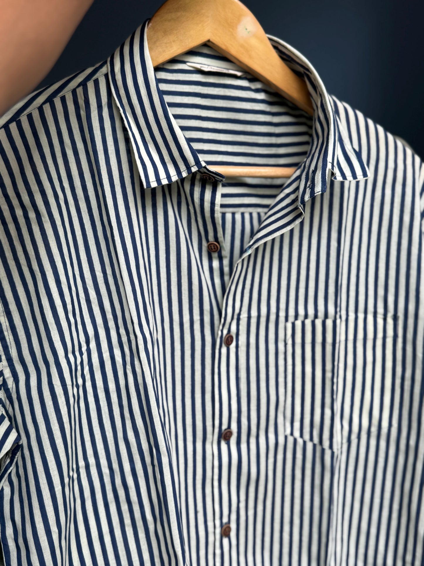 Supreme Stripes (Blue) | Finest Pure Cotton Men's Shirts