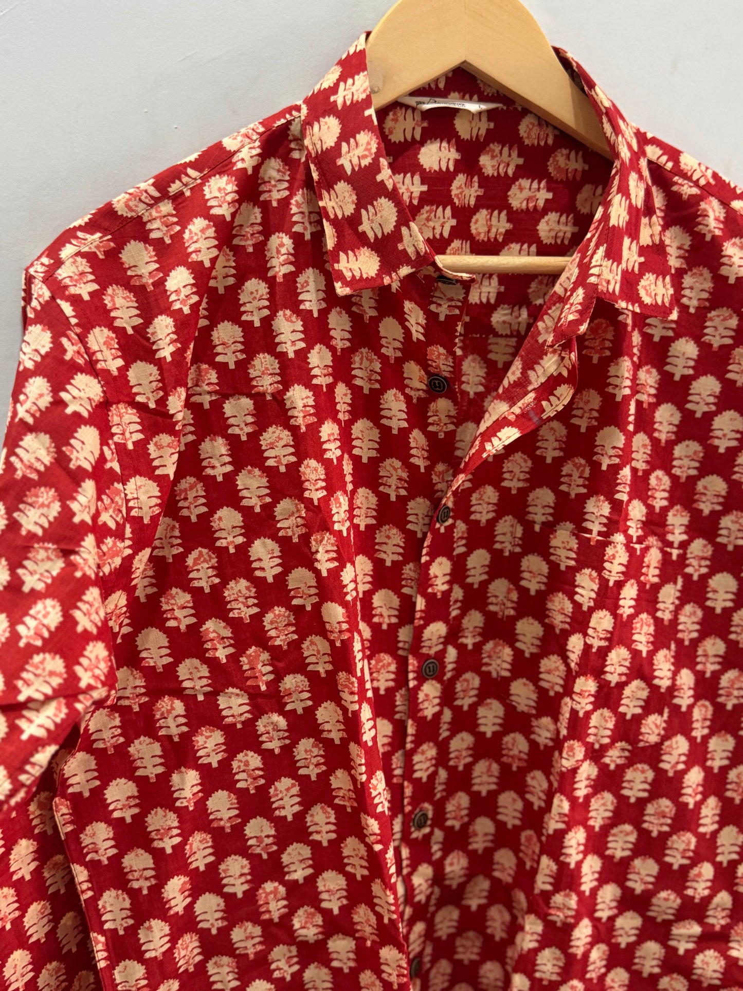 Jaipuri Buta | Finest Pure Cotton Men's Shirts (Full Sleeves)