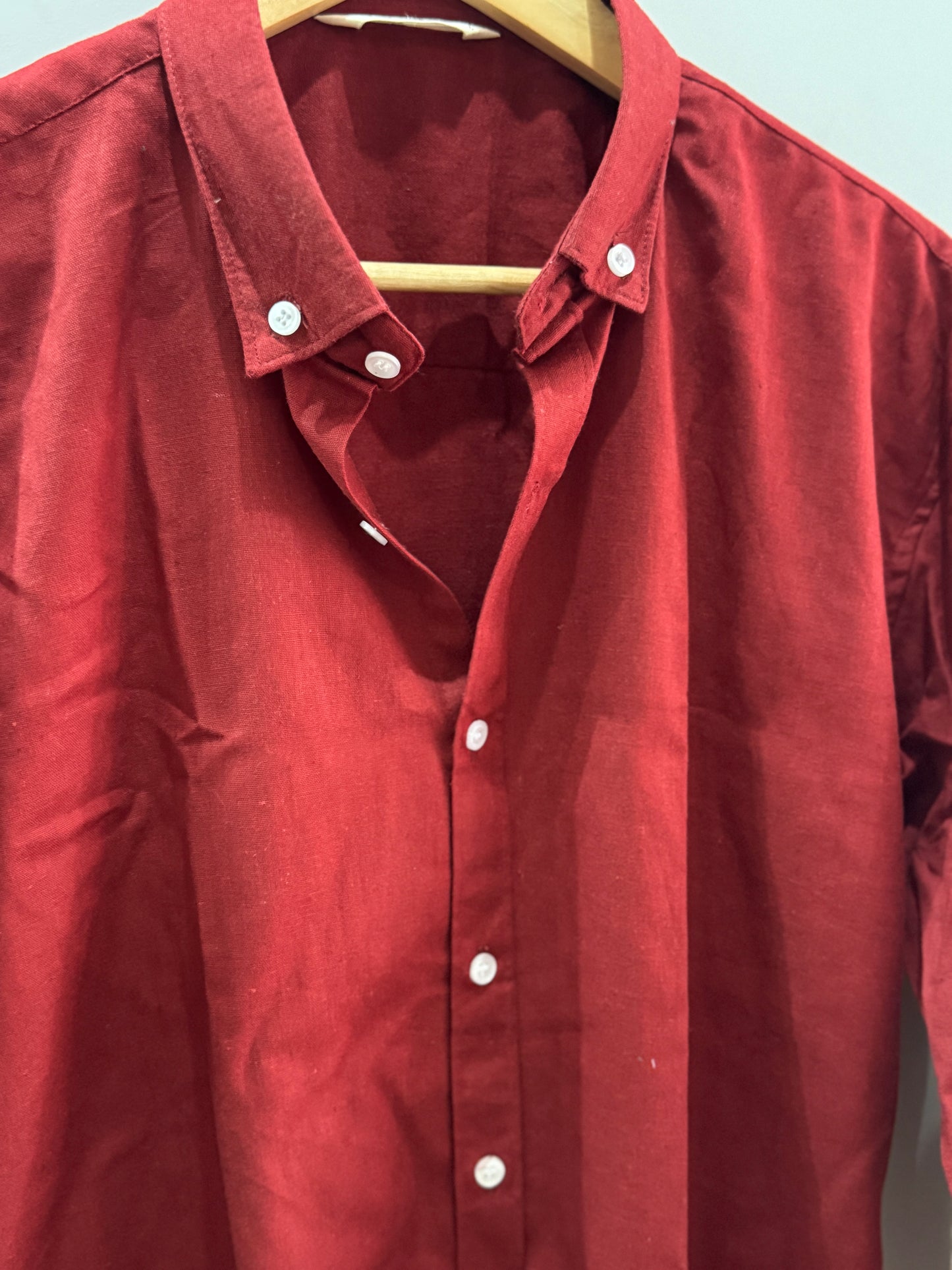Dusty Marron | Finest Pure Linen Men's Shirts