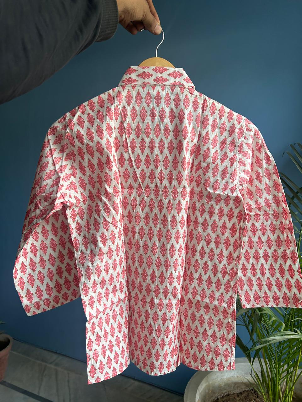 Small Buti | 3/4 Sleeves Women's Cotton Shirt