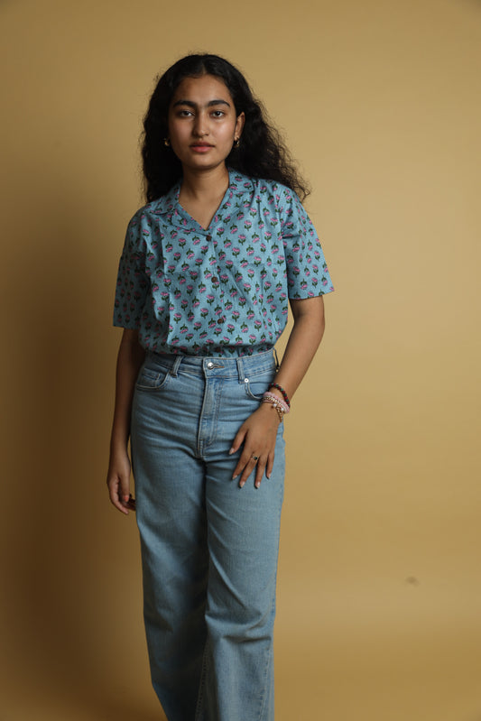 Blue Buti | Womens Cotton Shirt