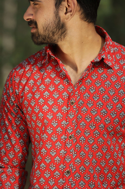 Bestseller Favourite Red | Men's Cotton Shirts