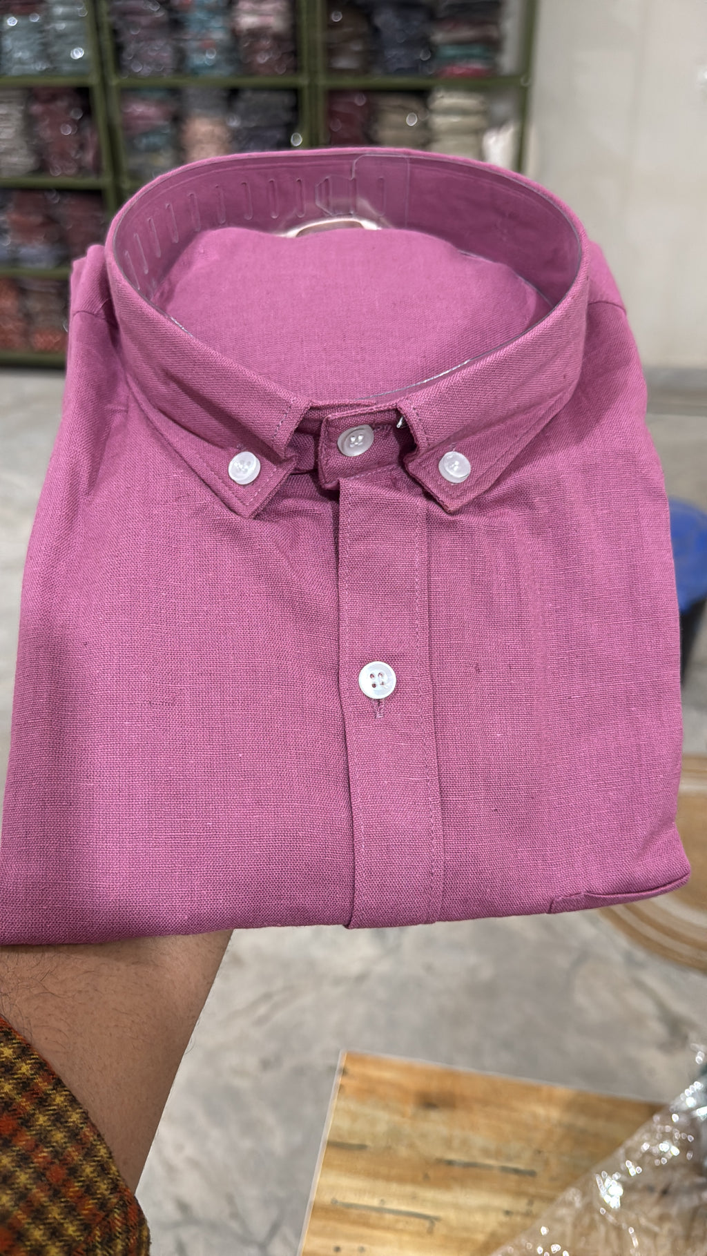 Dusty rose | Finest Linen Blend Men's Shirts