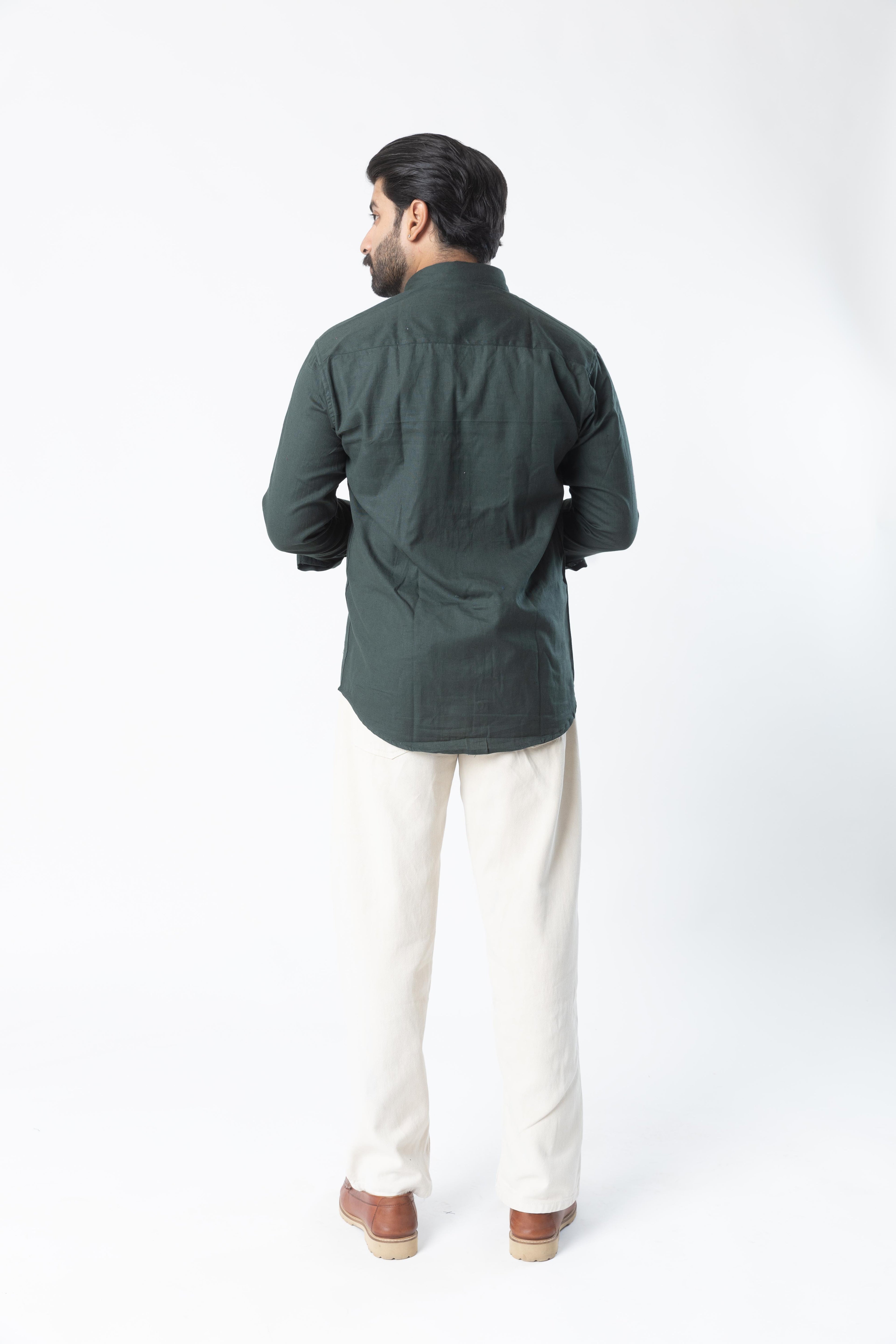 Verde Luxe | Finest Linen Blend Men's Shirts