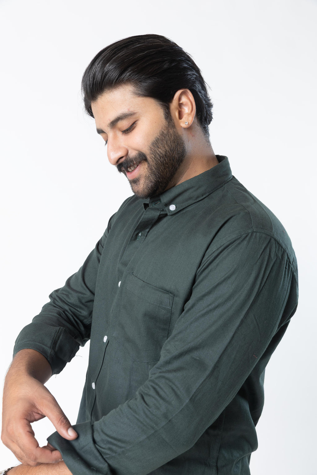 Verde Luxe | Finest Linen Blend Men's Shirts