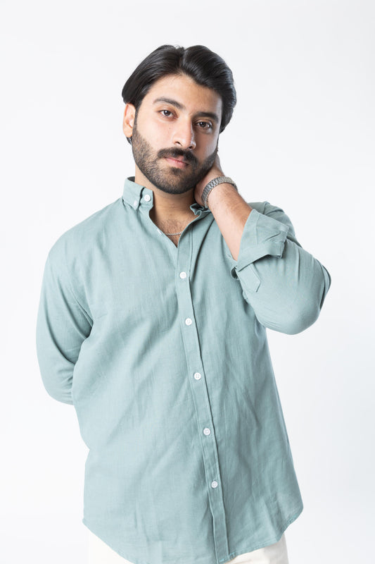 Coastal Willow | Finest Linen Blend Men's Shirts
