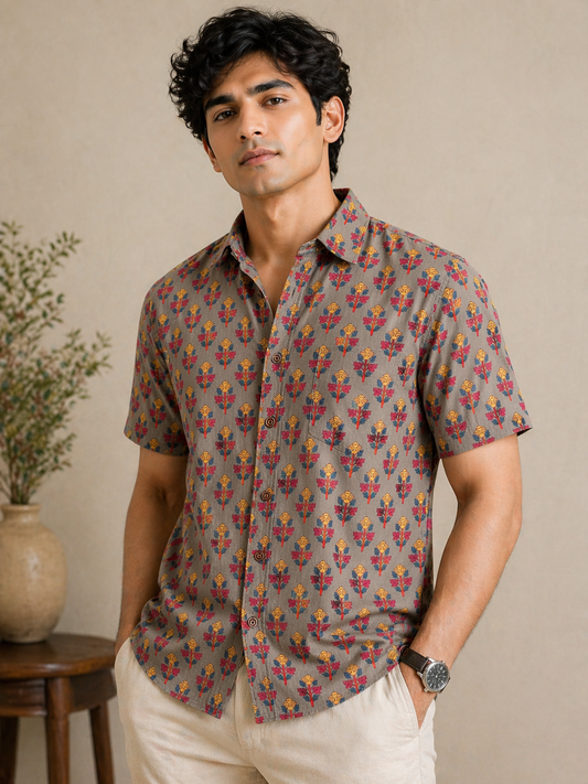 Saffron Grove | Premium Men's Cotton Shirts