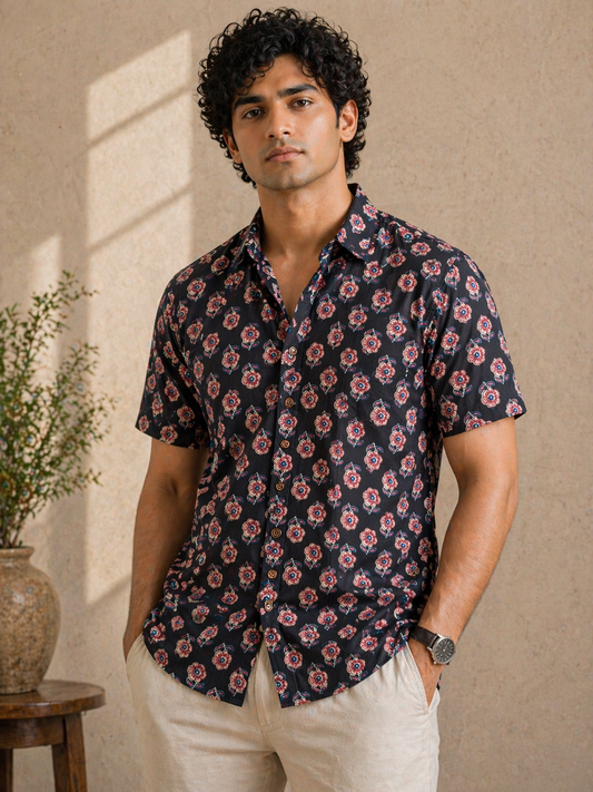 Noir Buta Classic | Premium Men's Cotton Shirts