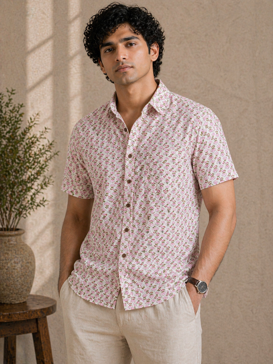 Blush Blossom | Premium Unisex Cotton Shirts