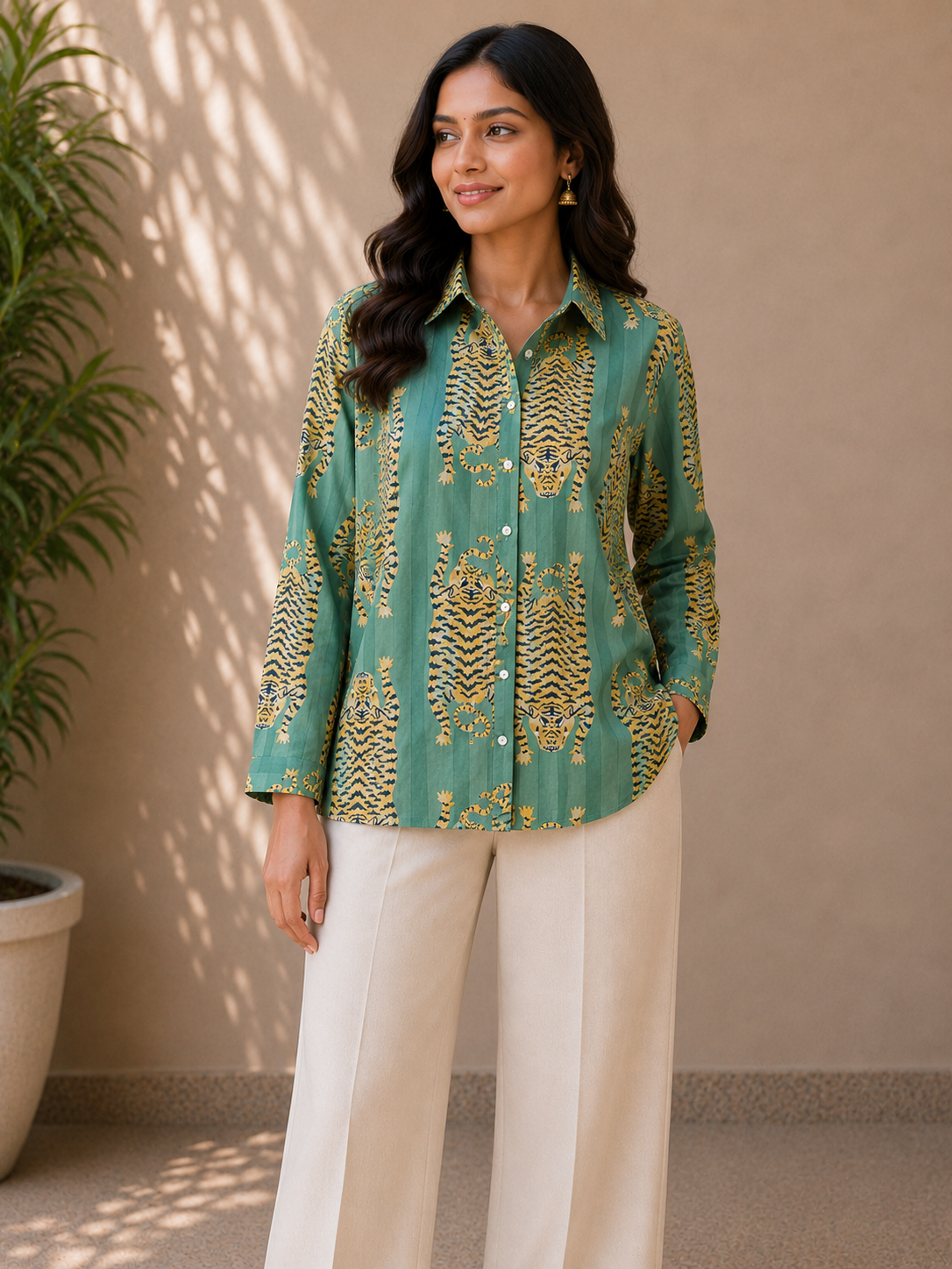 Sariska Edit | Women's Pure Cotton Printed Shirts | Straight Fit (Copy)
