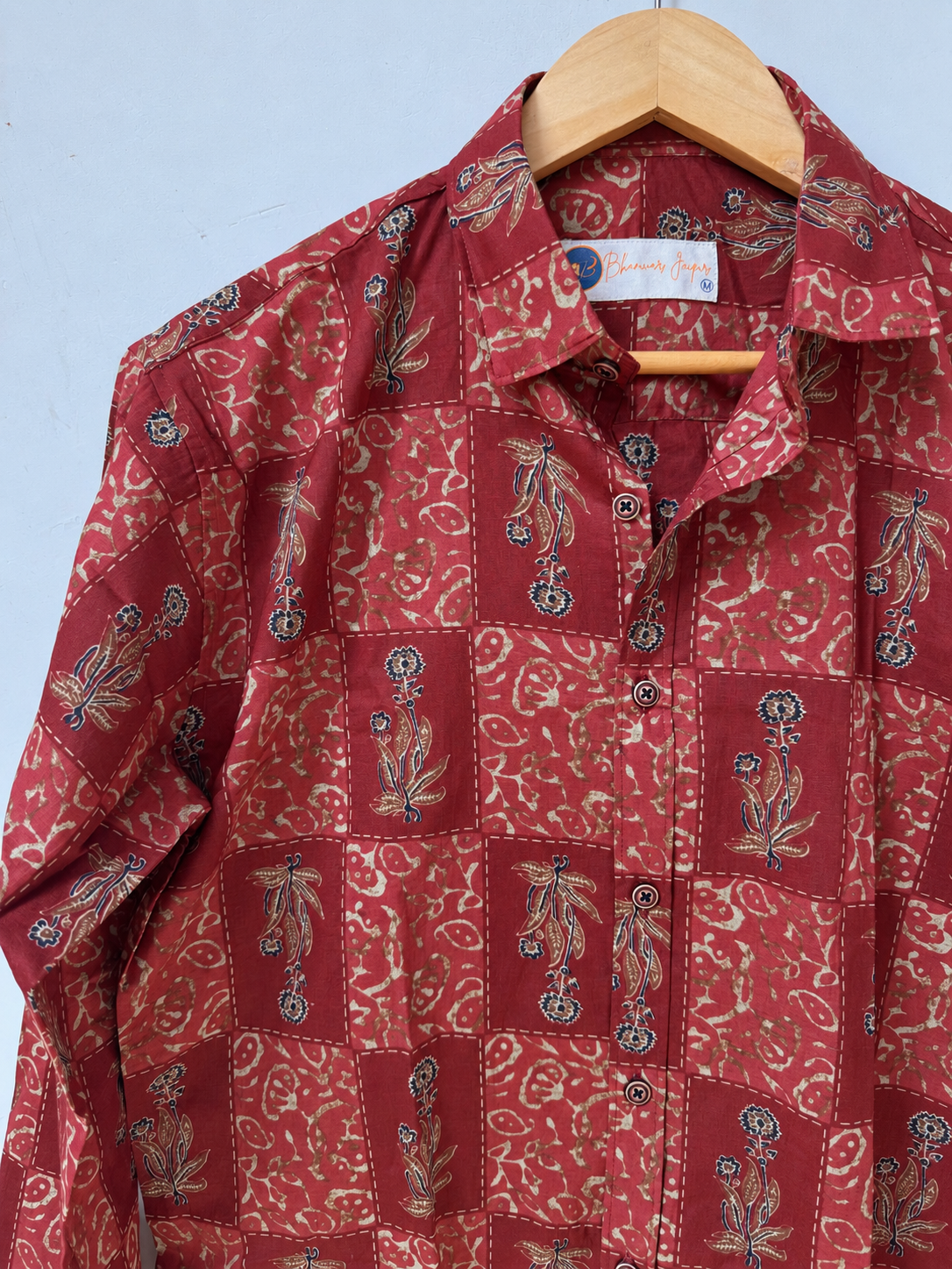 The Maroon Atelier Premium Shirt | Pure Cotton Printed Shirts