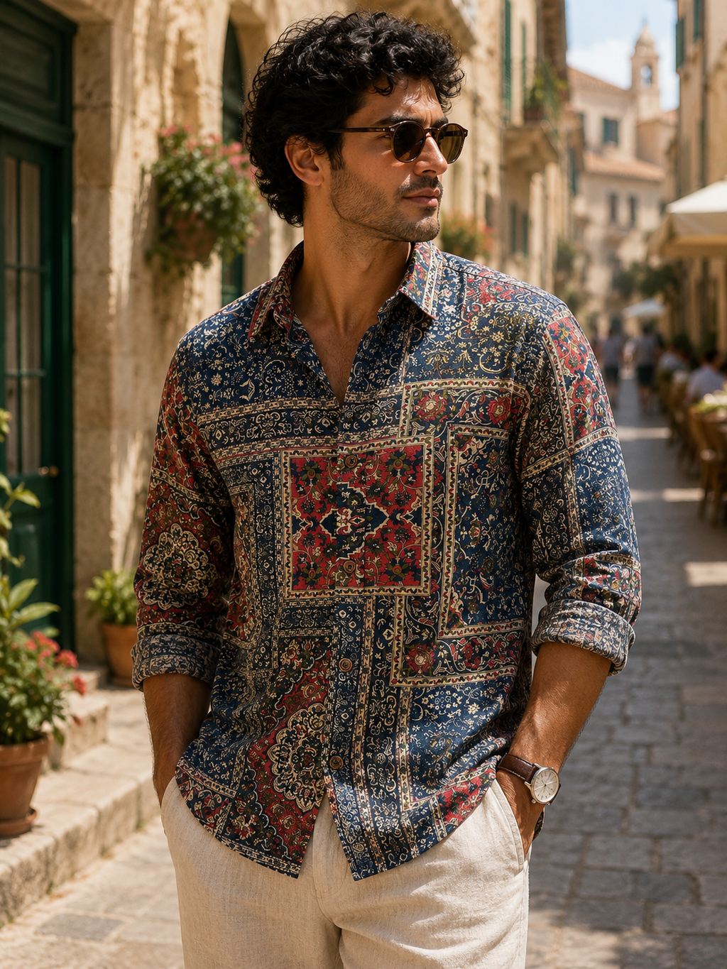 Medici Mosaic Shirt | Premium Men's Cotton Shirts