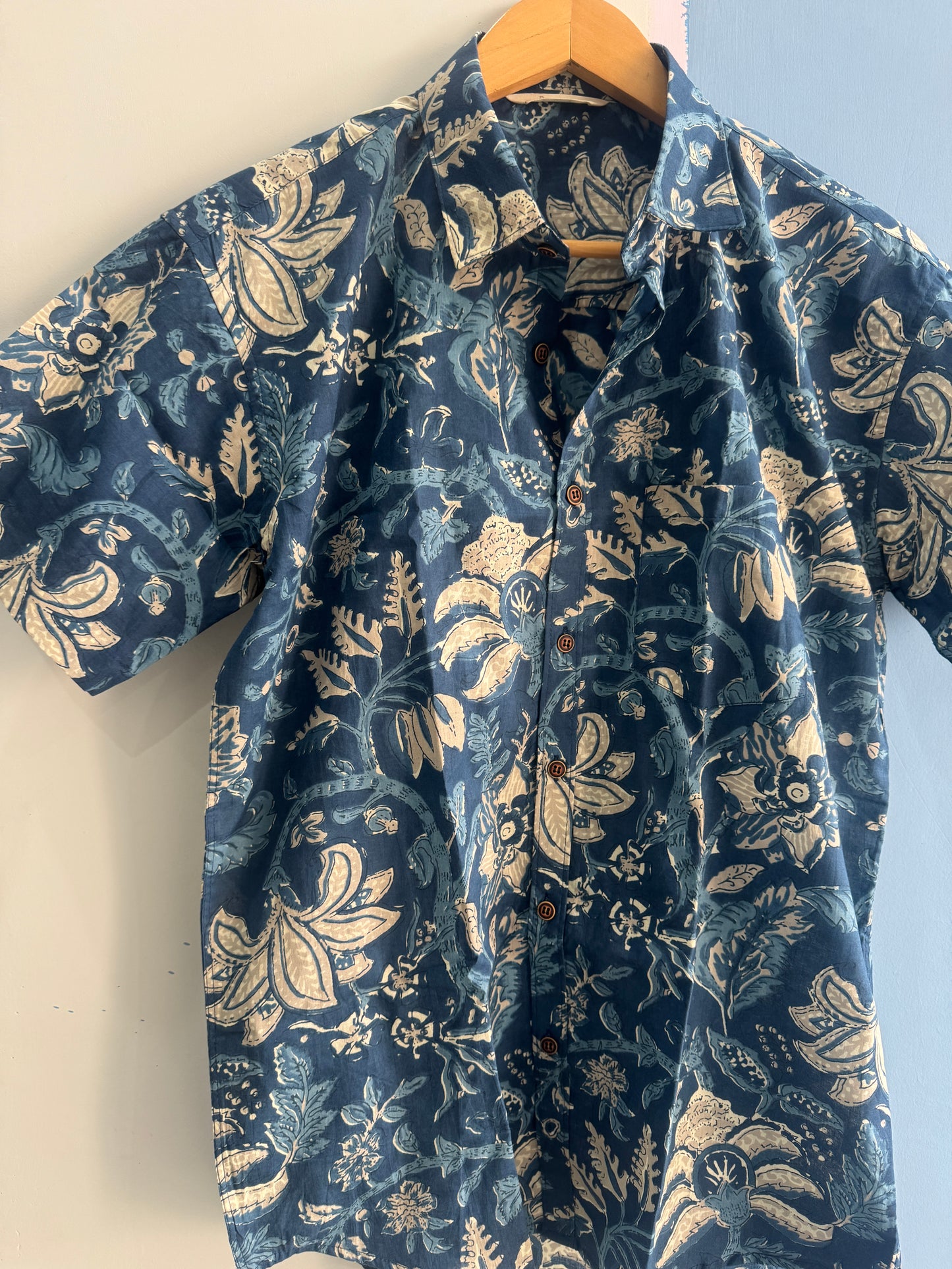 Blue Orchid | Premium Half Sleeve Pure Cotton Shirt