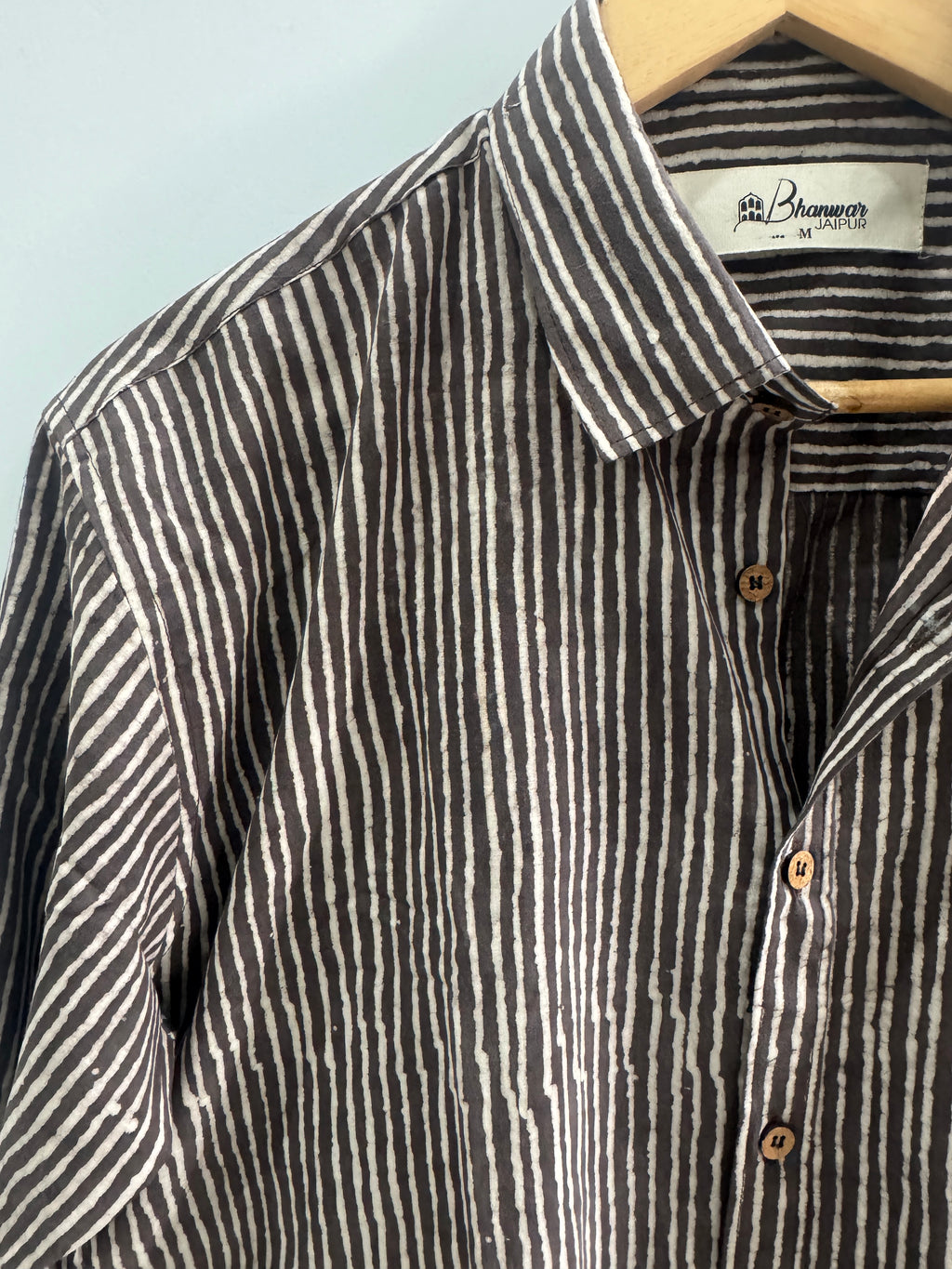 Fine Latte | Premium Handblock Printed Shirts