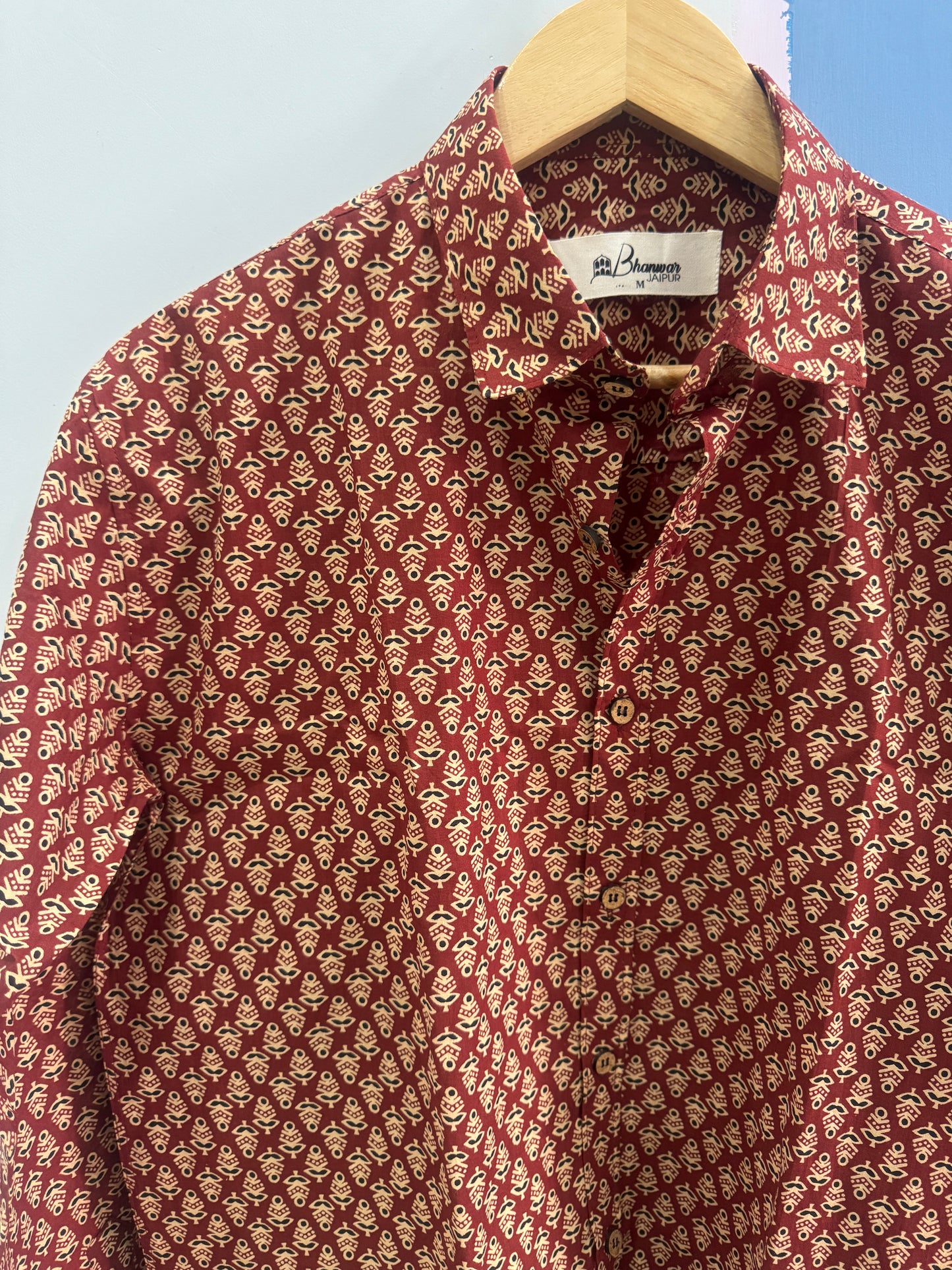 Rust Picotee | Premium Pure Cotton Shirts