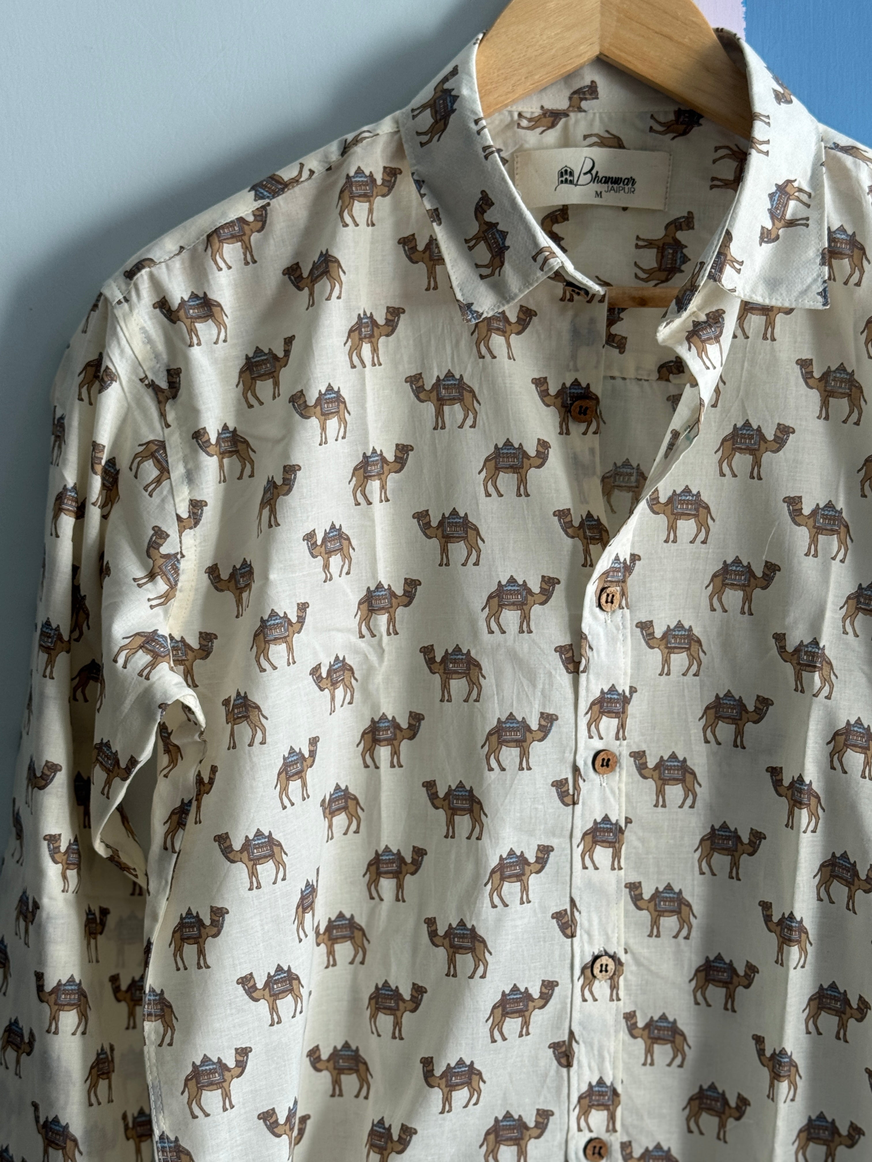 Jaisalmer Sand | Premium Mens Cotton Shirts