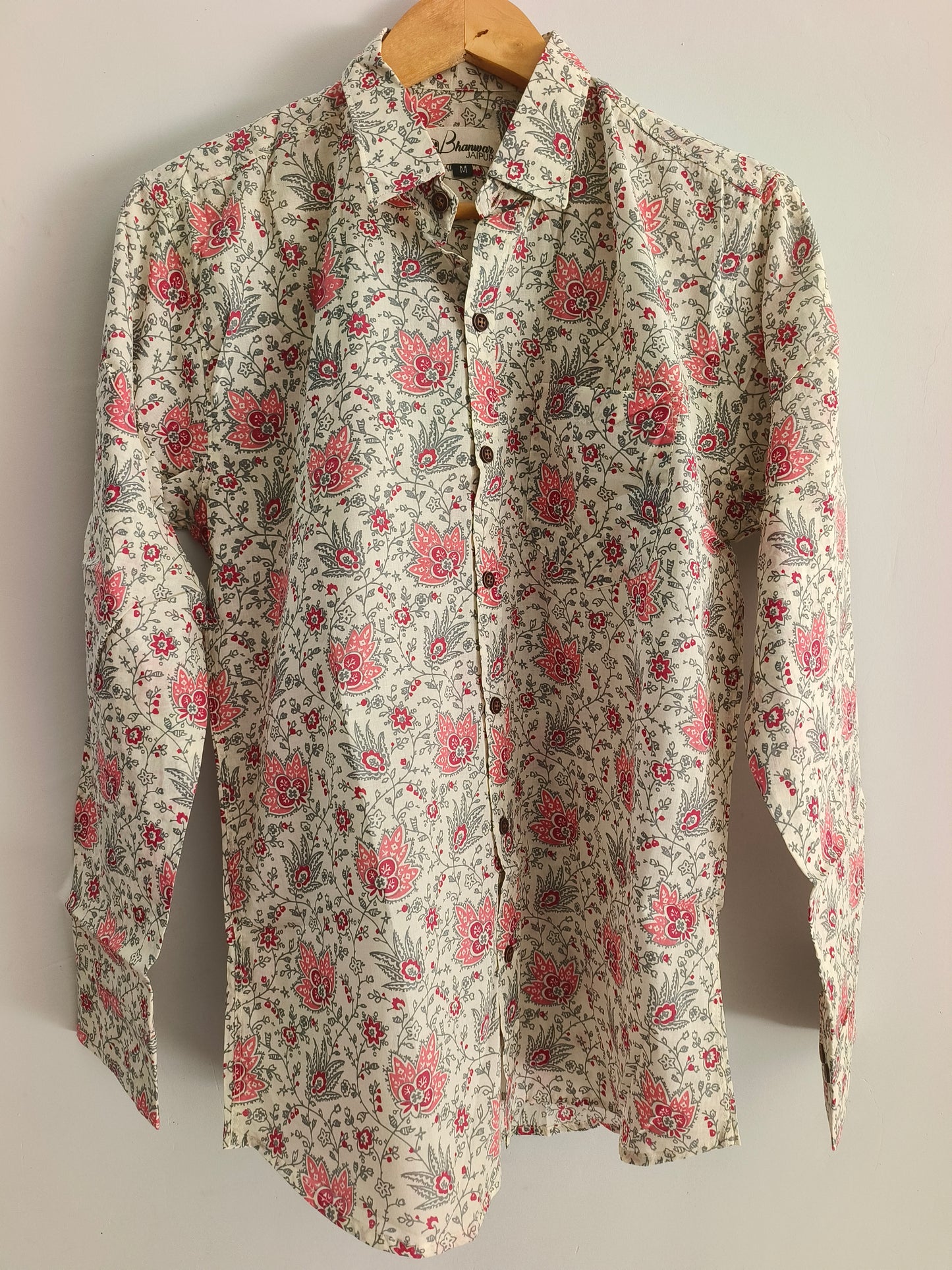 Bougainvillea | Men's Cotton Printed Shirt