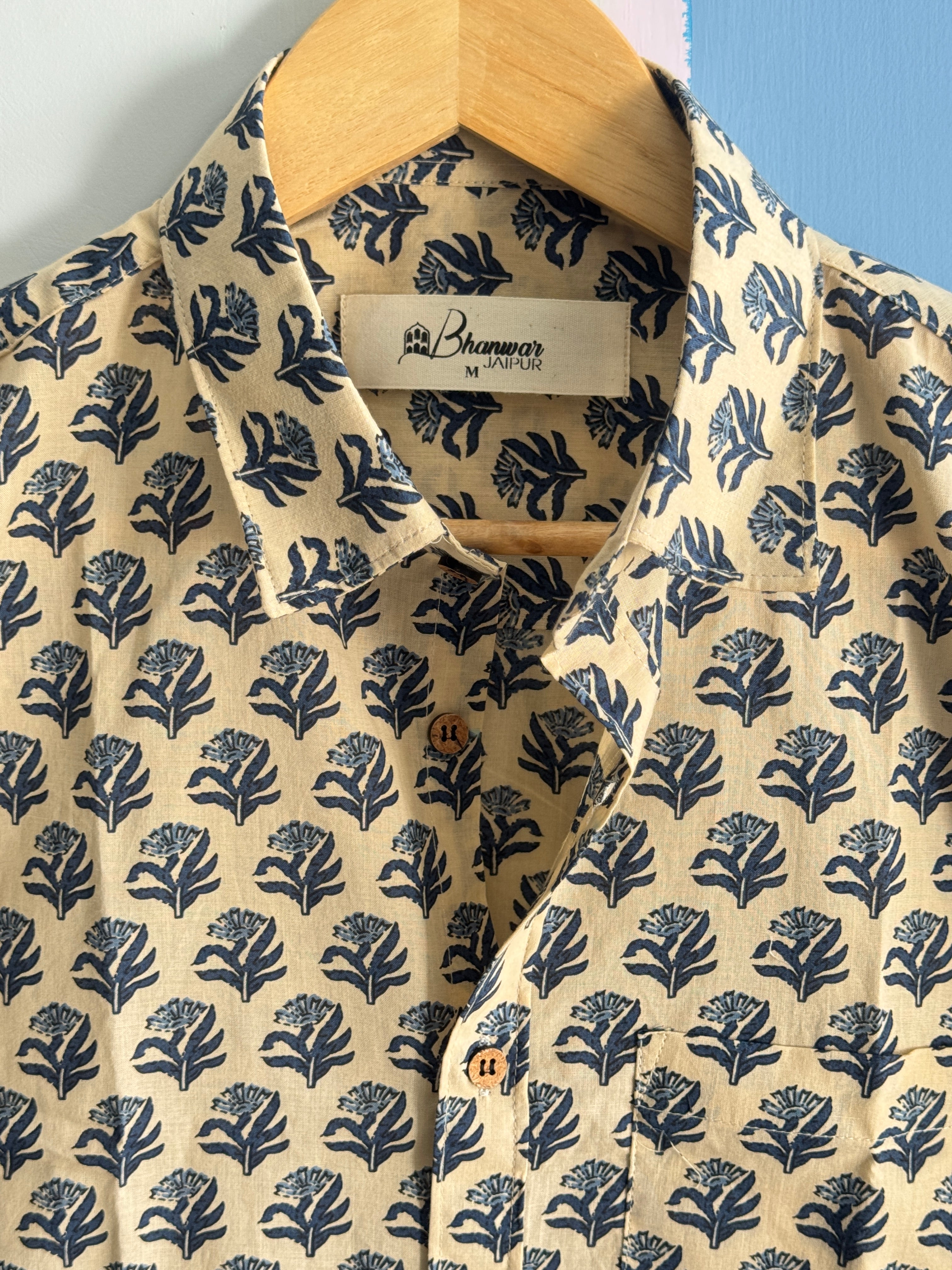 Indigo Buta Classic | Premium Cotton Shirts