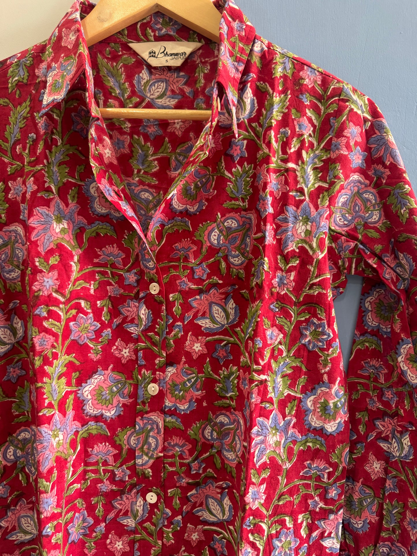 Rani Garden Bloom Shirt | Women's Handblocked Printed Shirts