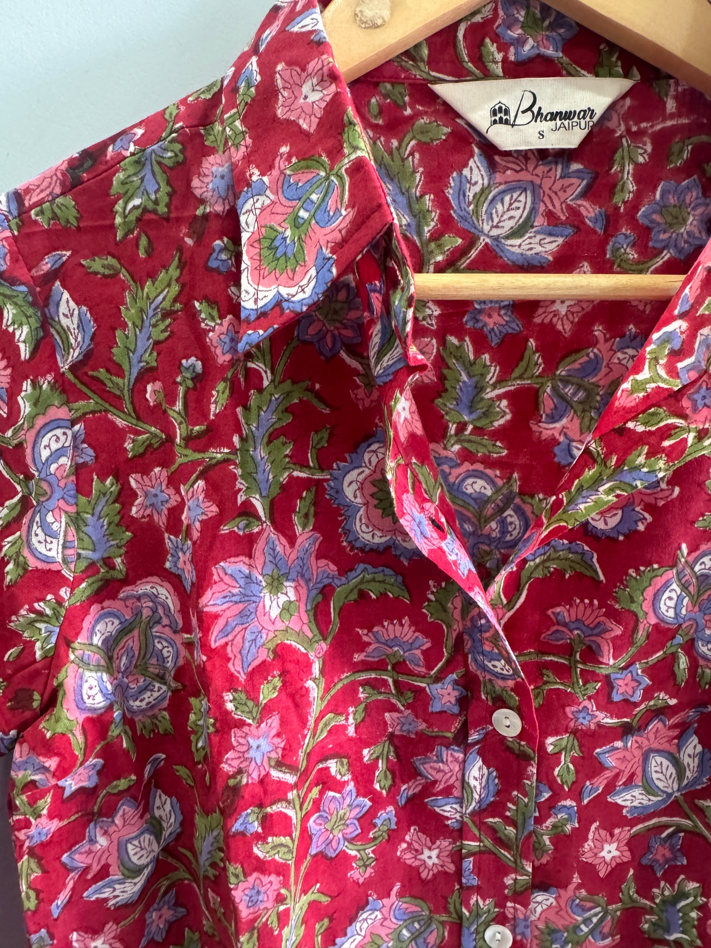 Rani Garden Bloom Shirt | Women's Handblocked Printed Shirts