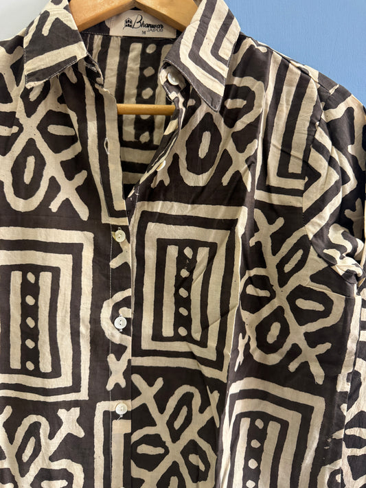 Midnight Tribe Shirt | Women's Handblocked Printed Shirts