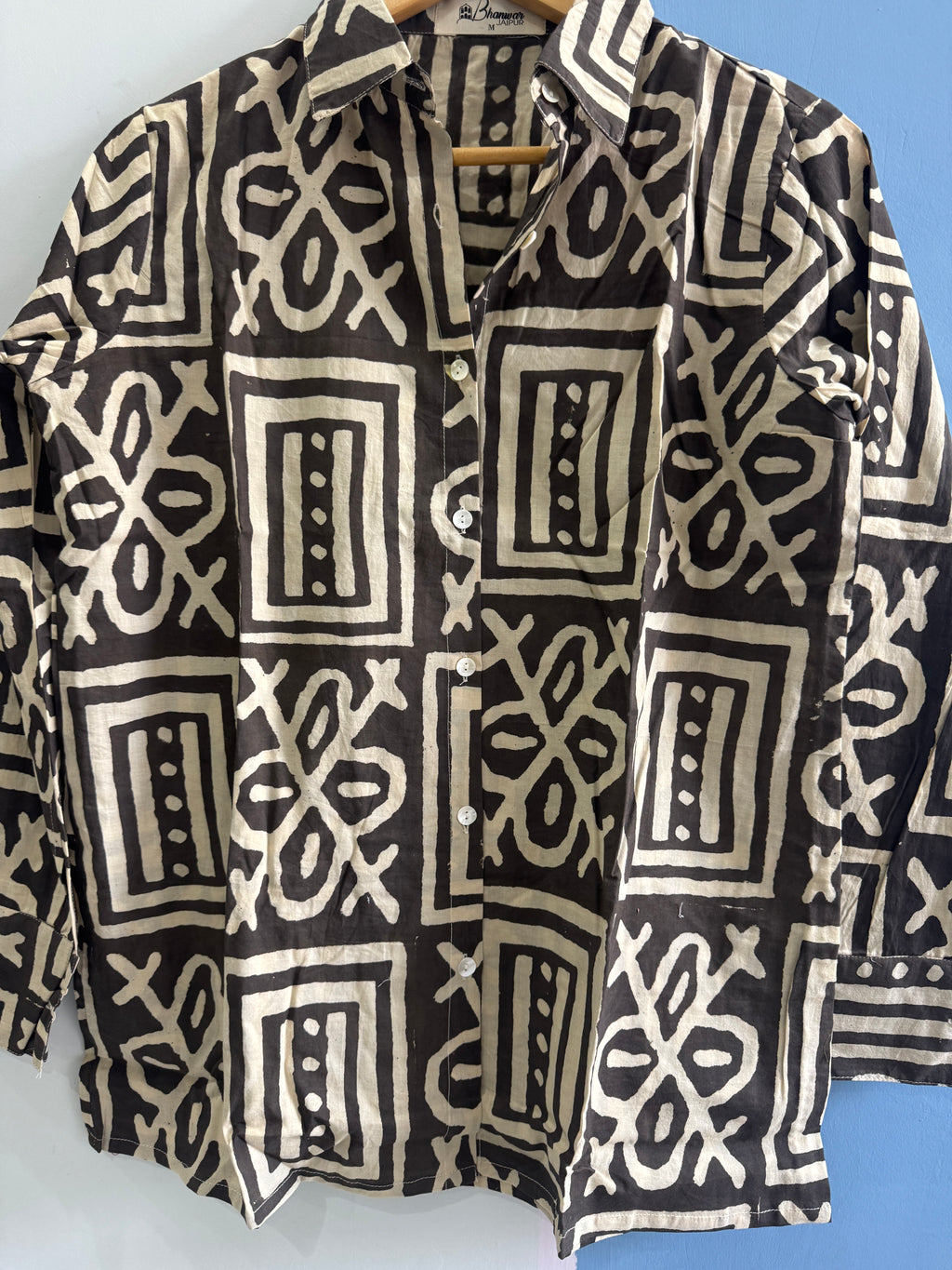 Midnight Tribe Shirt | Women's Handblocked Printed Shirts