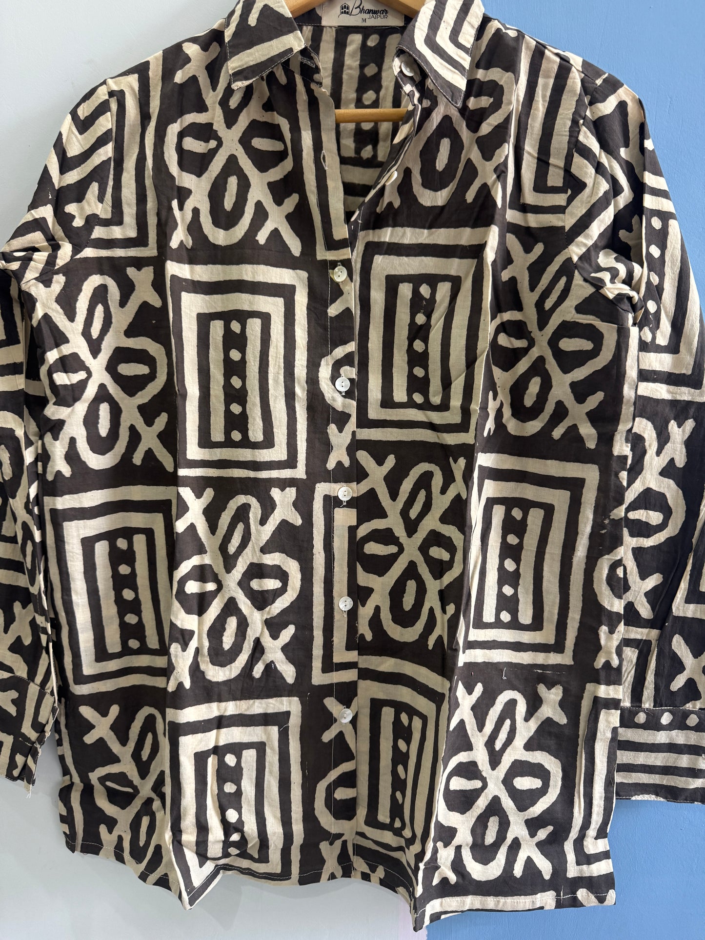 Midnight Tribe Shirt | Women's Handblocked Printed Shirts