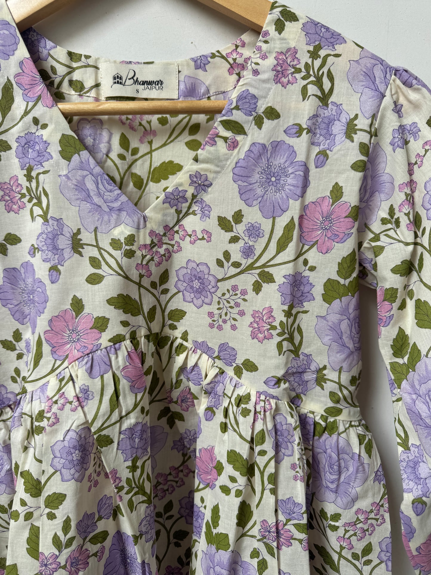 Lilac Meadow Top | Premium Women's Peplum Tops