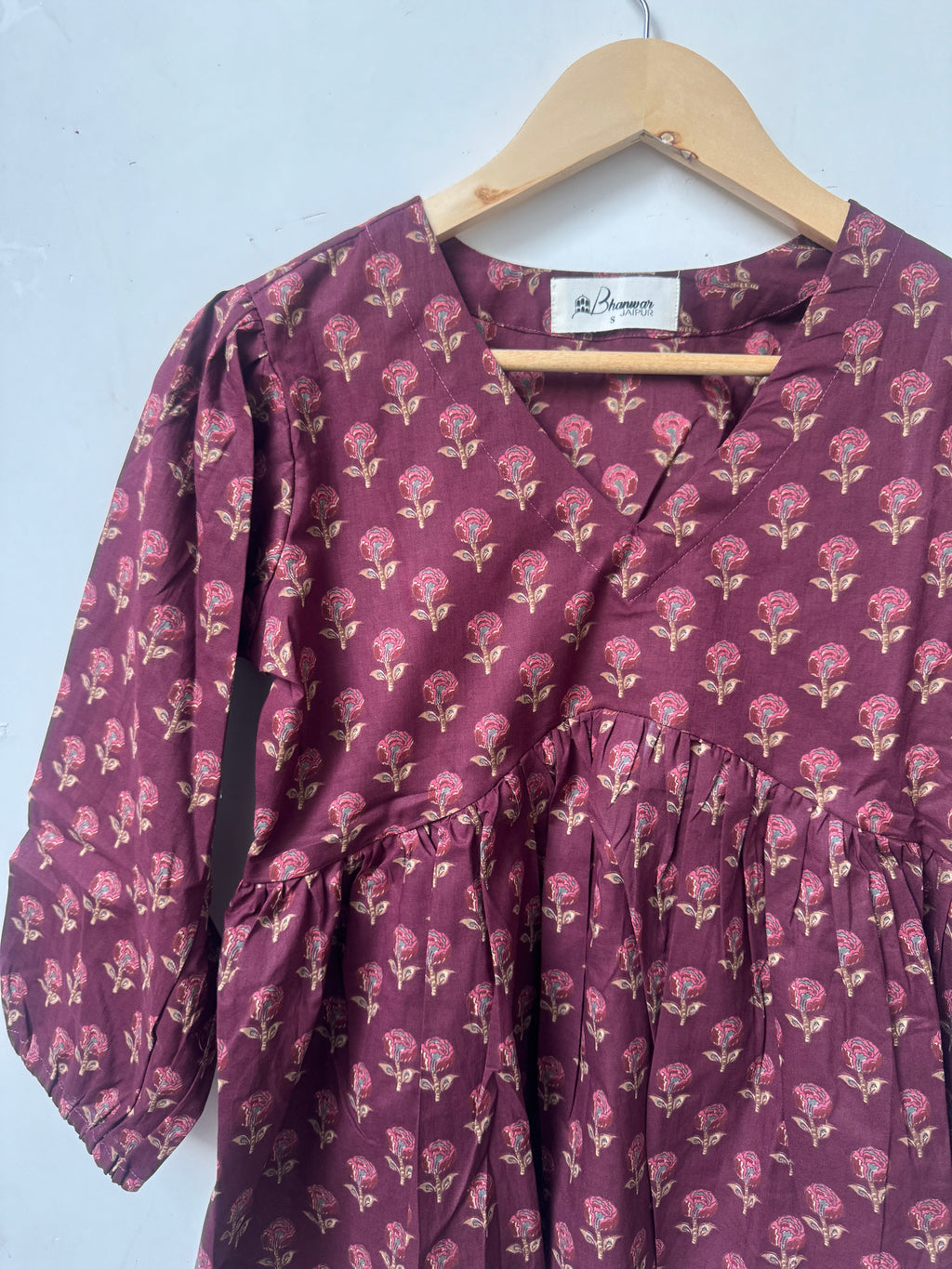 Mulberry Blossom Top | Premium Women's Peplum Tops
