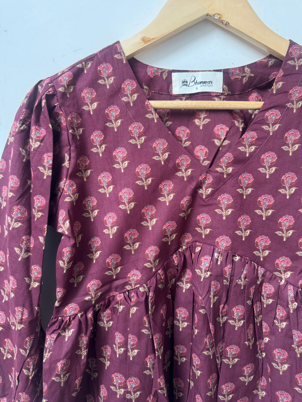 Mulberry Blossom Top | Premium Women's Peplum Tops