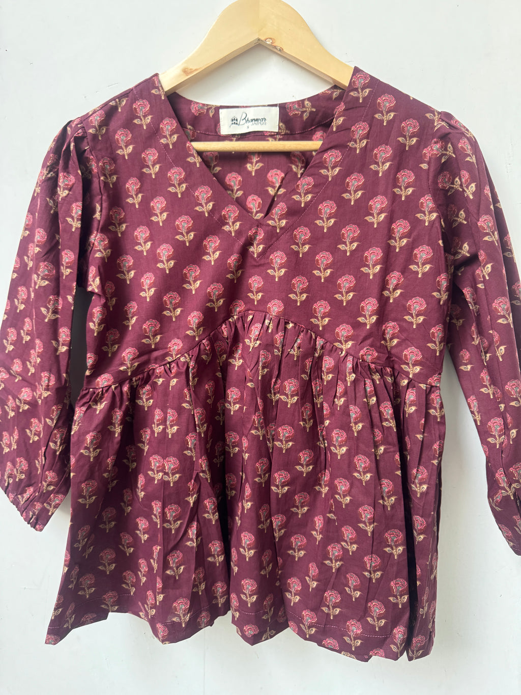 Mulberry Blossom Top | Premium Women's Peplum Tops