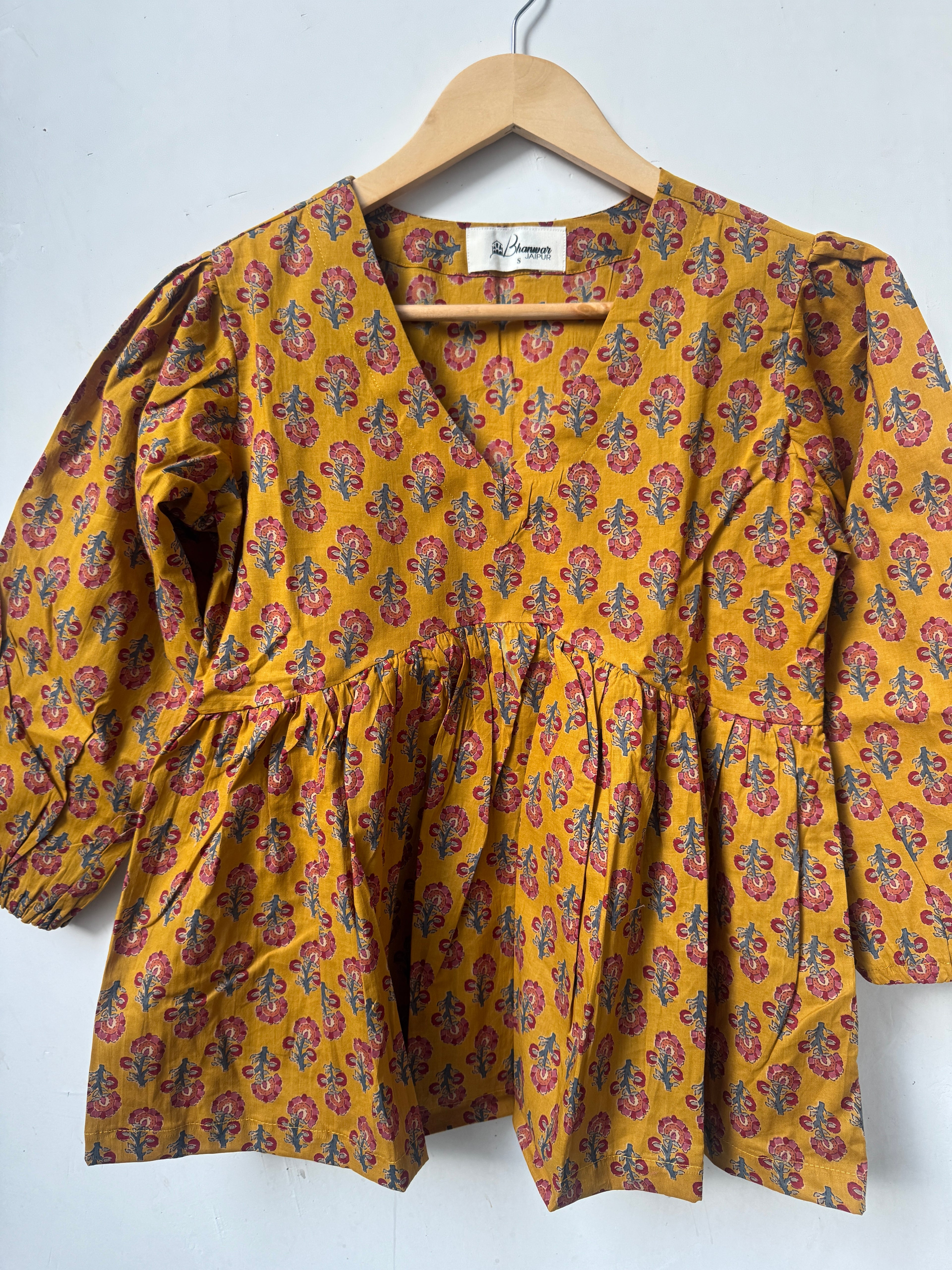 Amber Garden Top | Premium Women's Peplum Tops