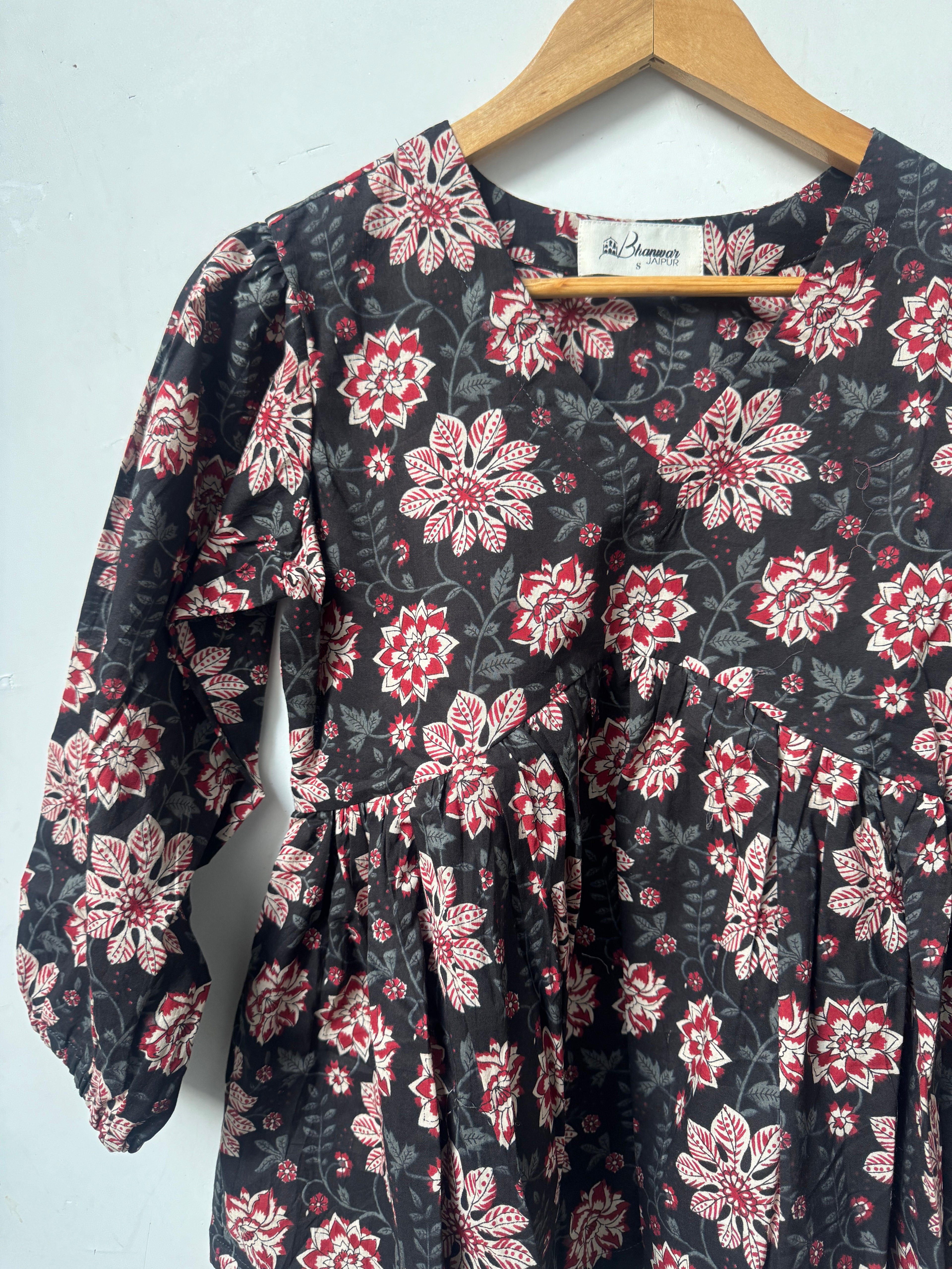Noir Gulzar Top | Premium Women's Peplum Tops