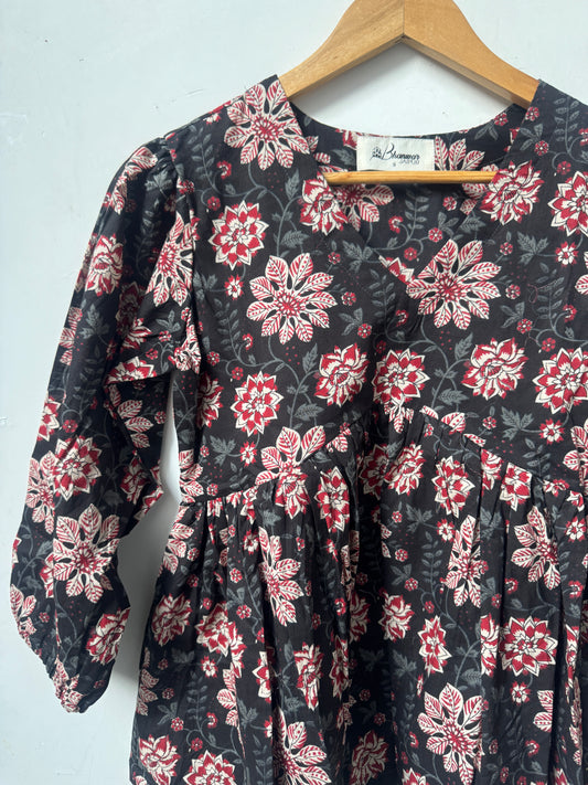 Noir Gulzar Top | Premium Women's Peplum Tops