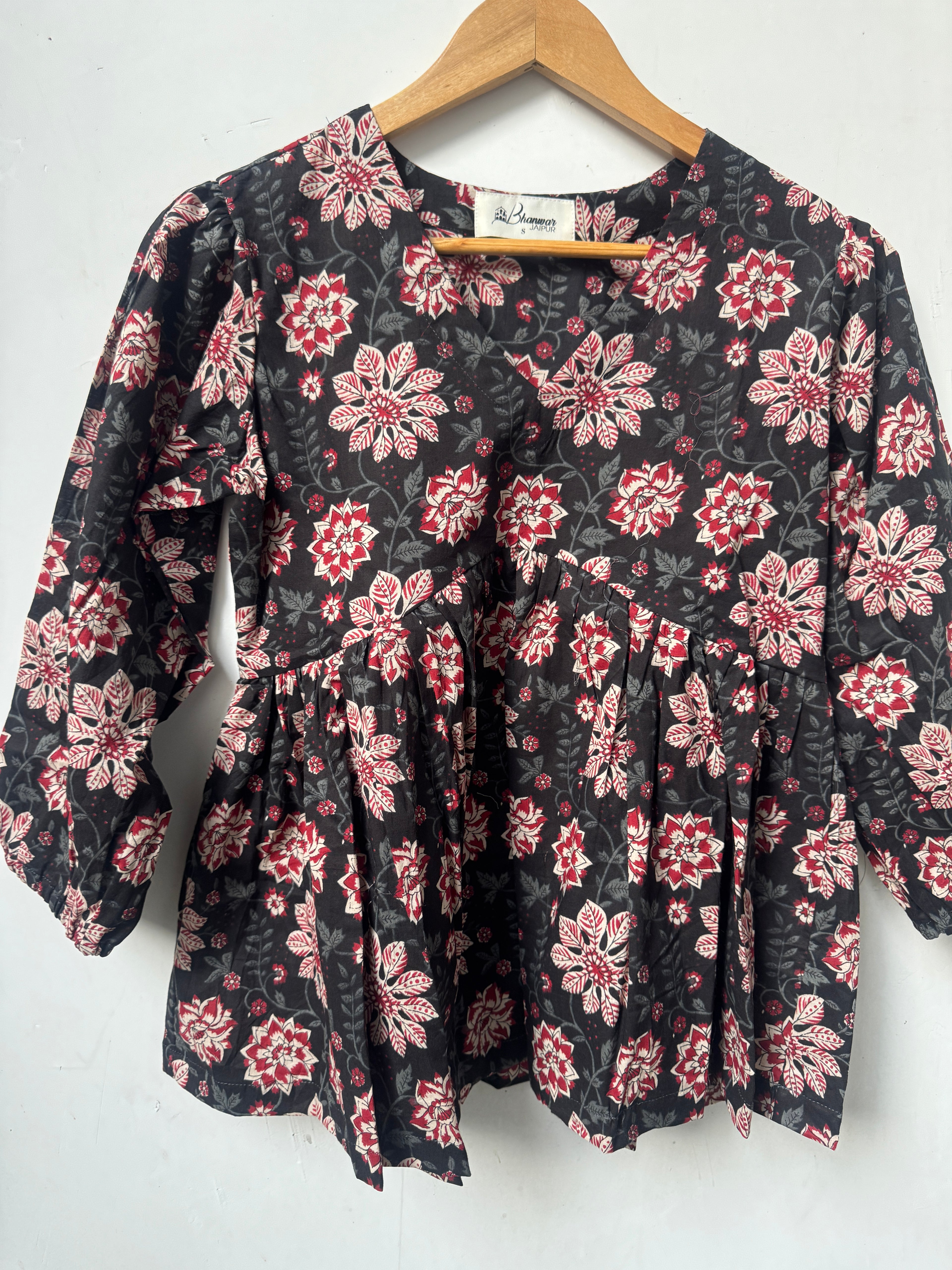 Noir Gulzar Top | Premium Women's Peplum Tops