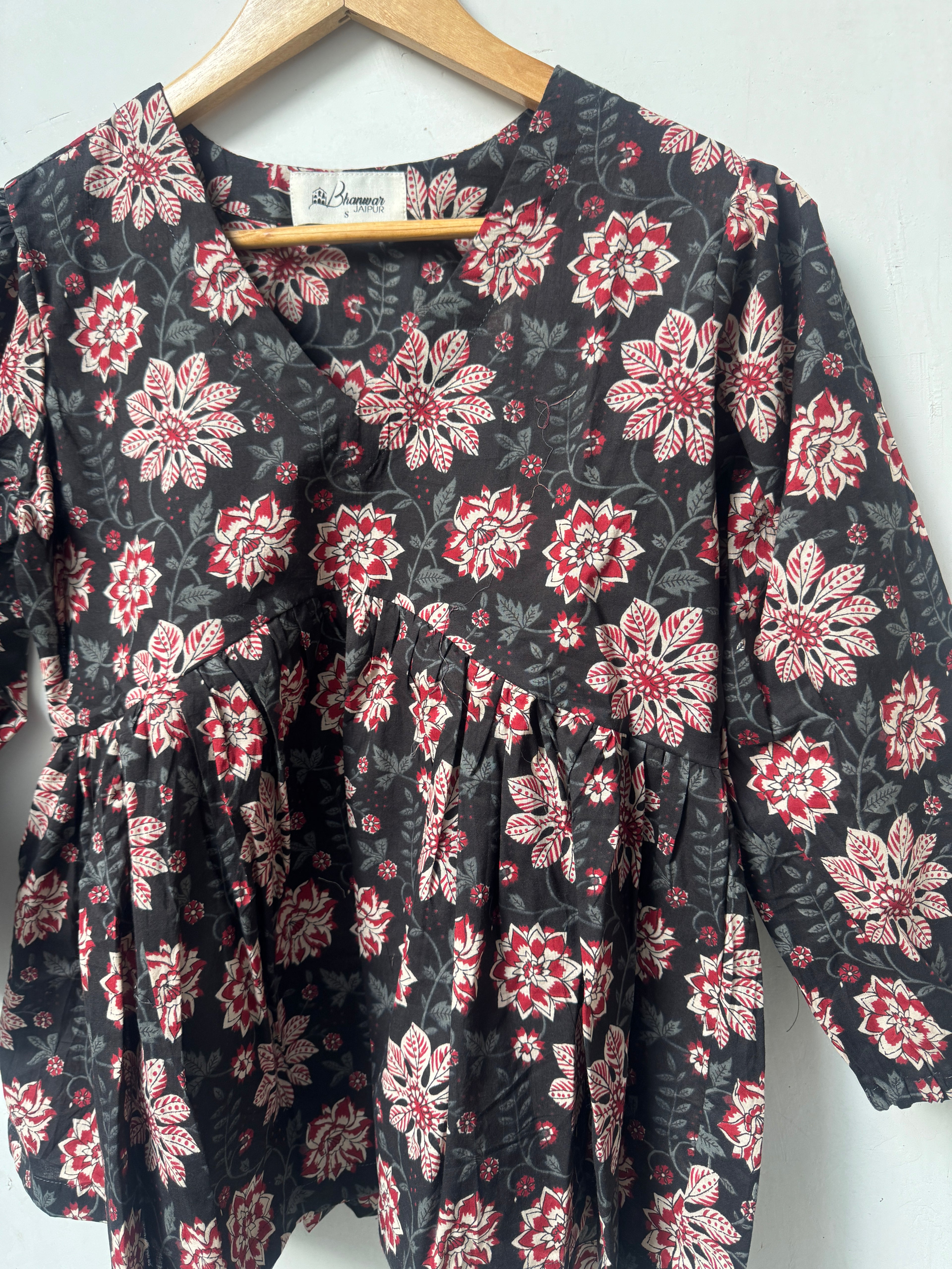 Noir Gulzar Top | Premium Women's Peplum Tops