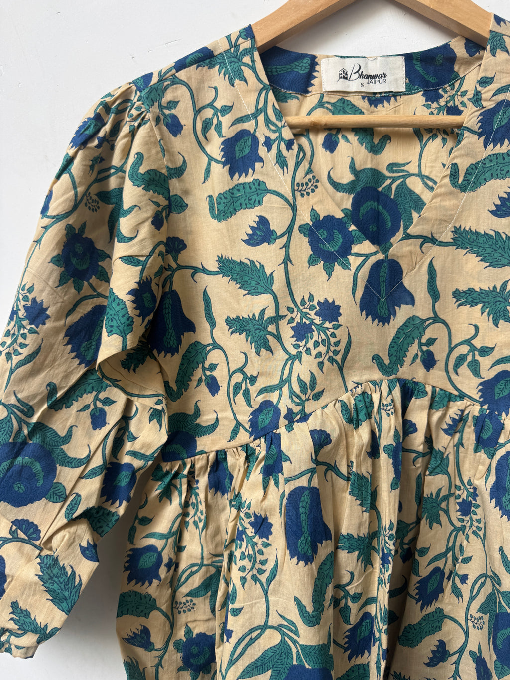 Neel Bagh Top | Premium Women's Cotton Peplum Tops