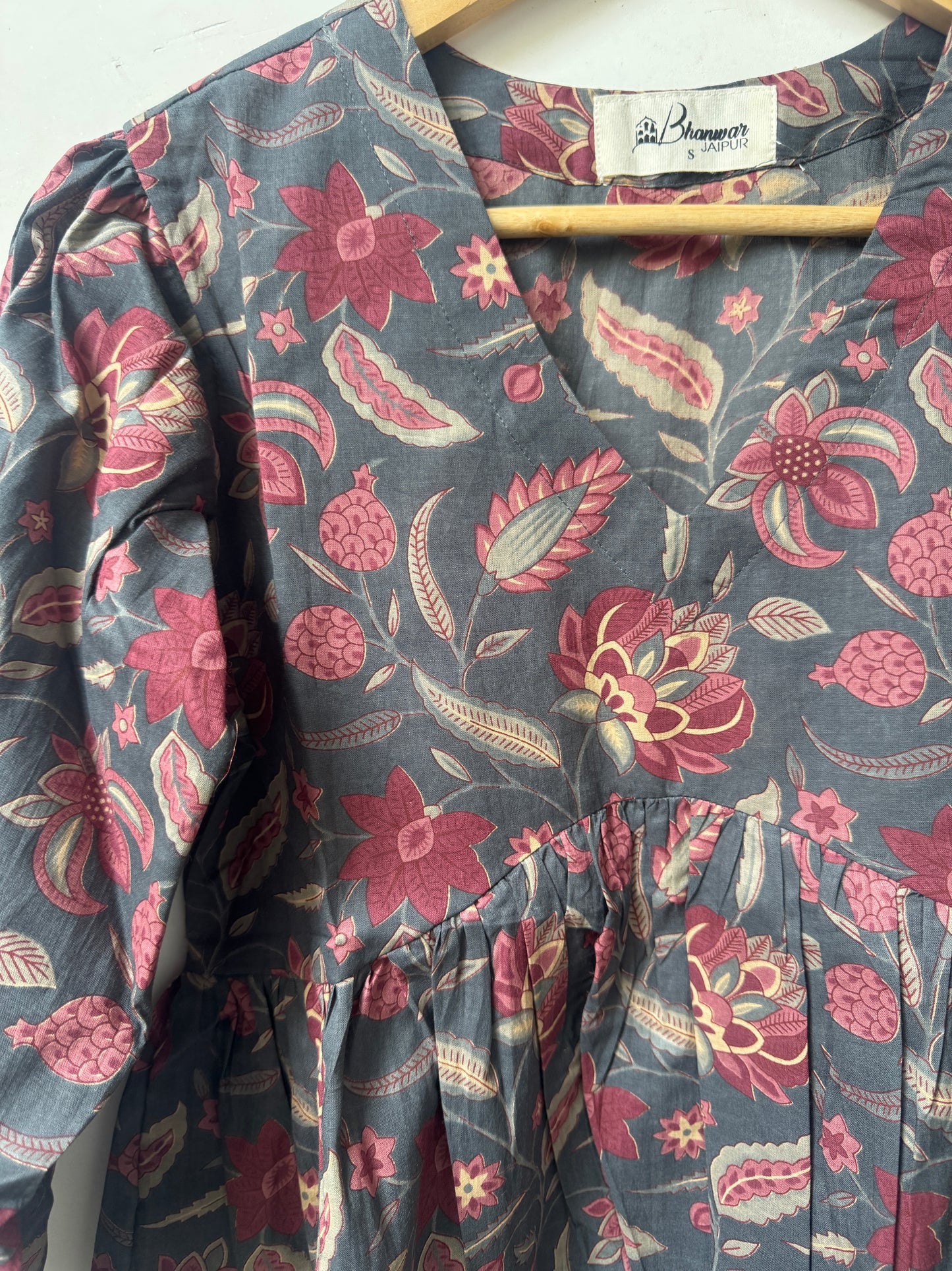 Gul Baagh Top | Premium Women's Cotton Peplum Tops