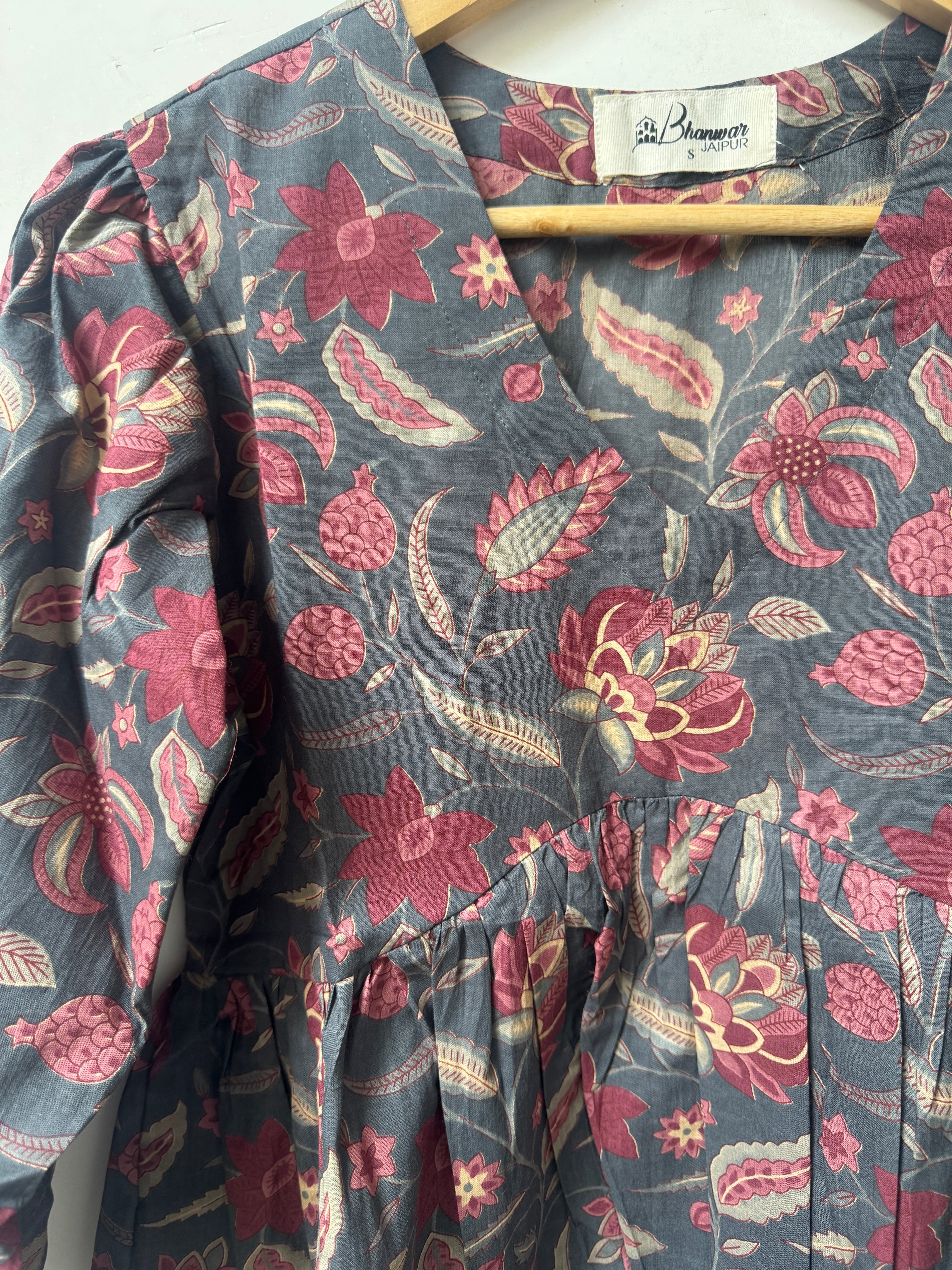 Gul Baagh Top | Premium Women's Cotton Peplum Tops