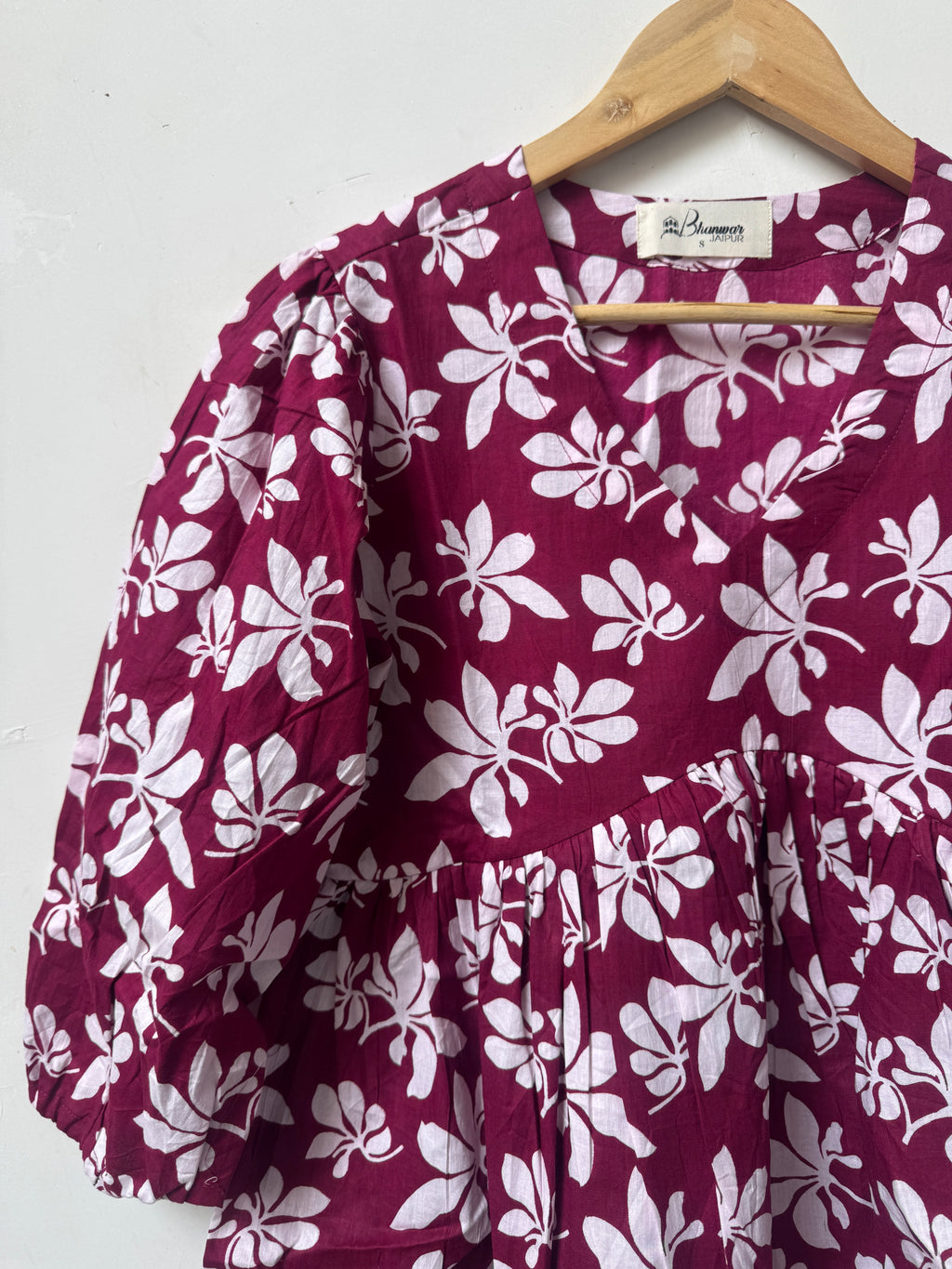 Petal Pop Top | Premium Women's Cotton Peplum Tops