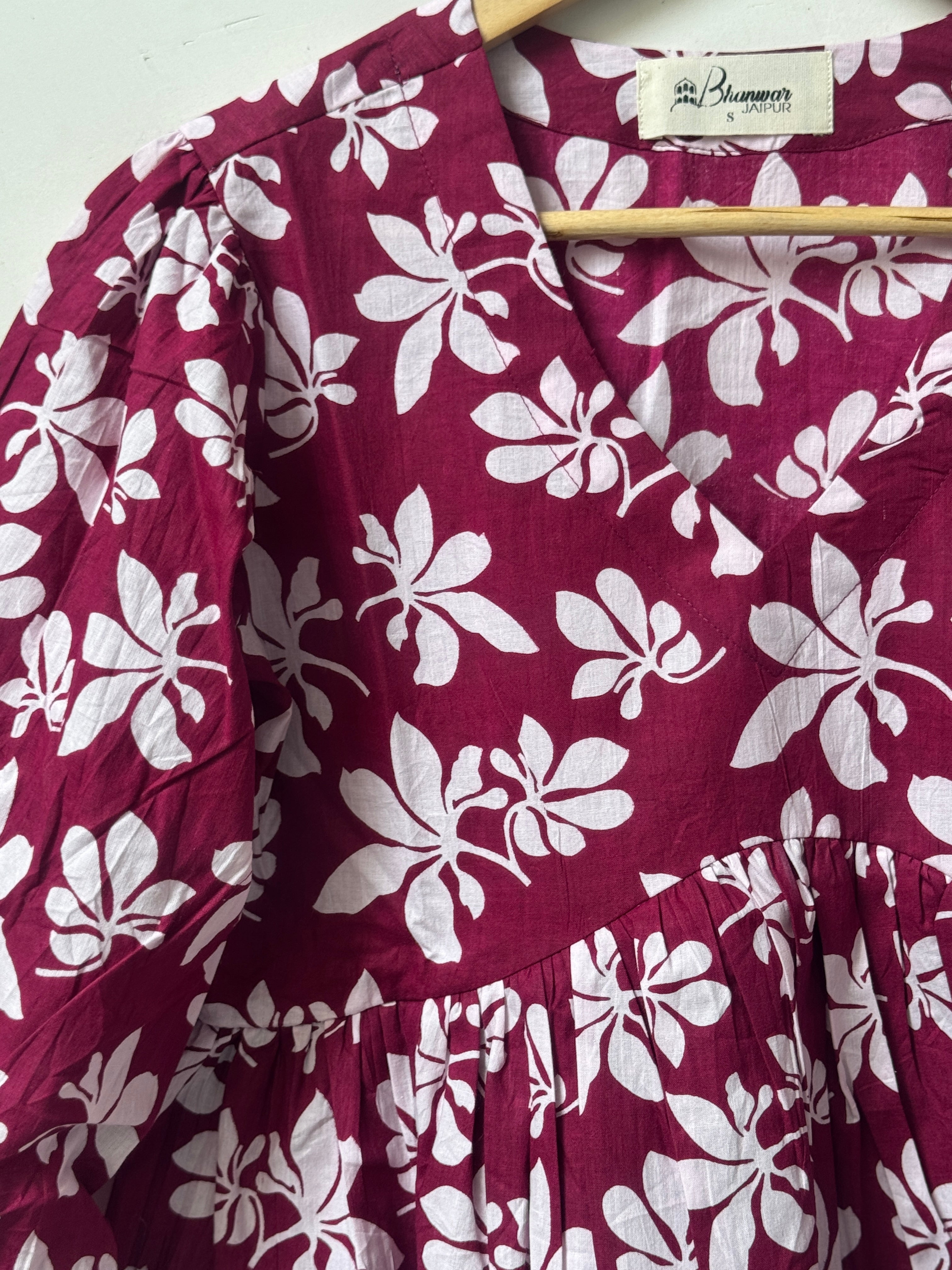 Petal Pop Top | Premium Women's Cotton Peplum Tops